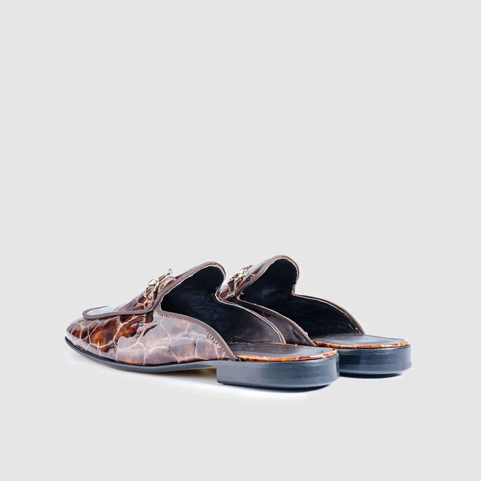 Dress Open Back Mules 464 Tan BC39 - Image 3