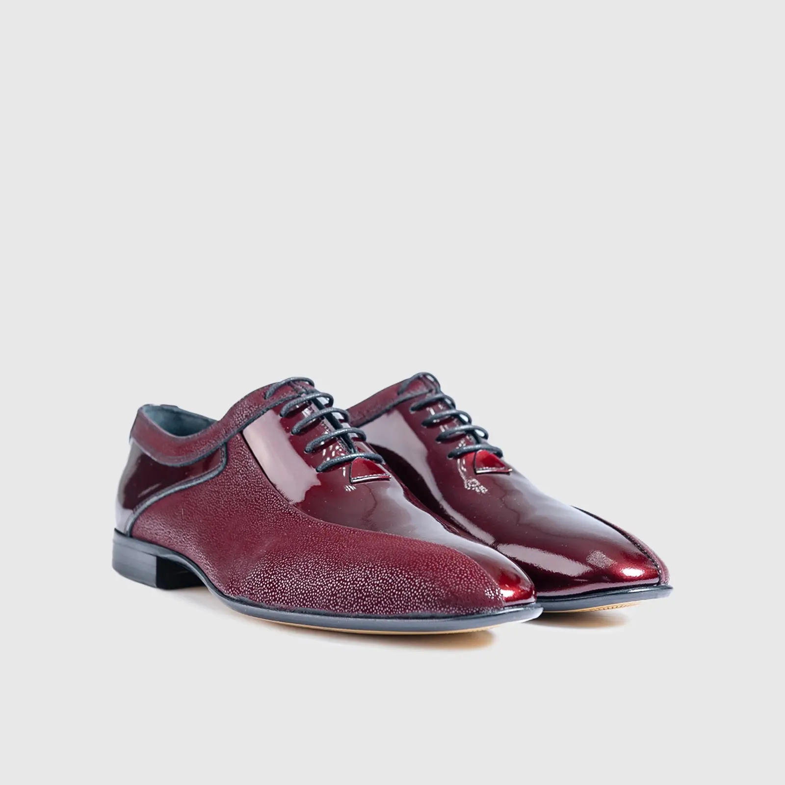 Dress Oxfords 22915 Burgundy BC49 - Image 2
