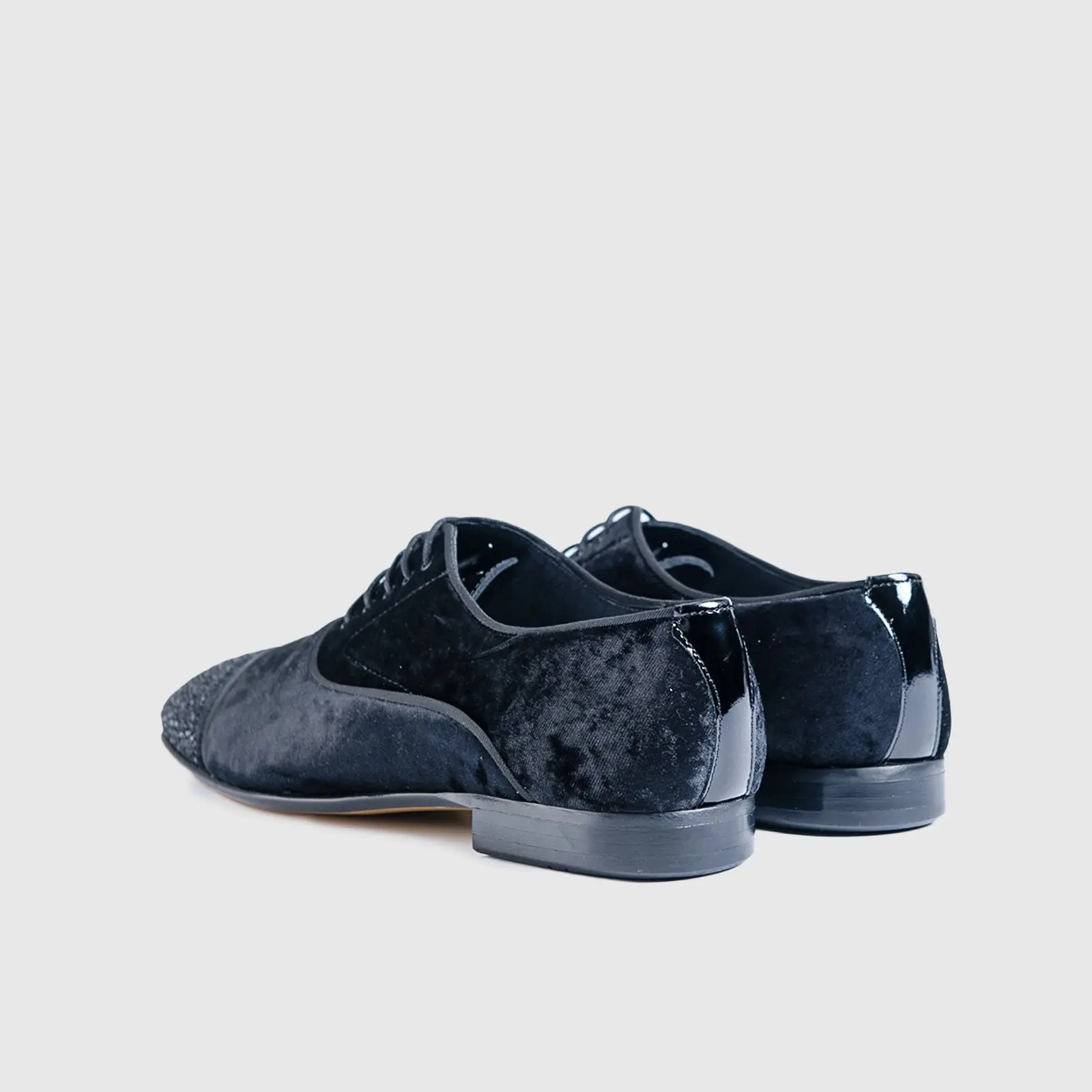 Dress Oxfords 22958 Black Velvet BC48 - Image 3