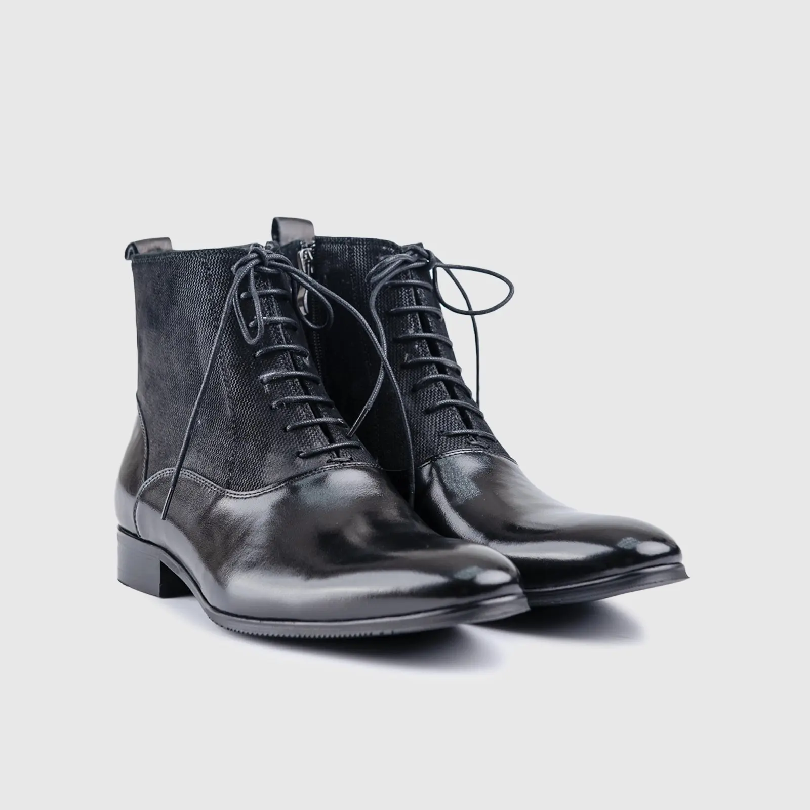 Dress Oxfords Boots Black EL039 - Image 2