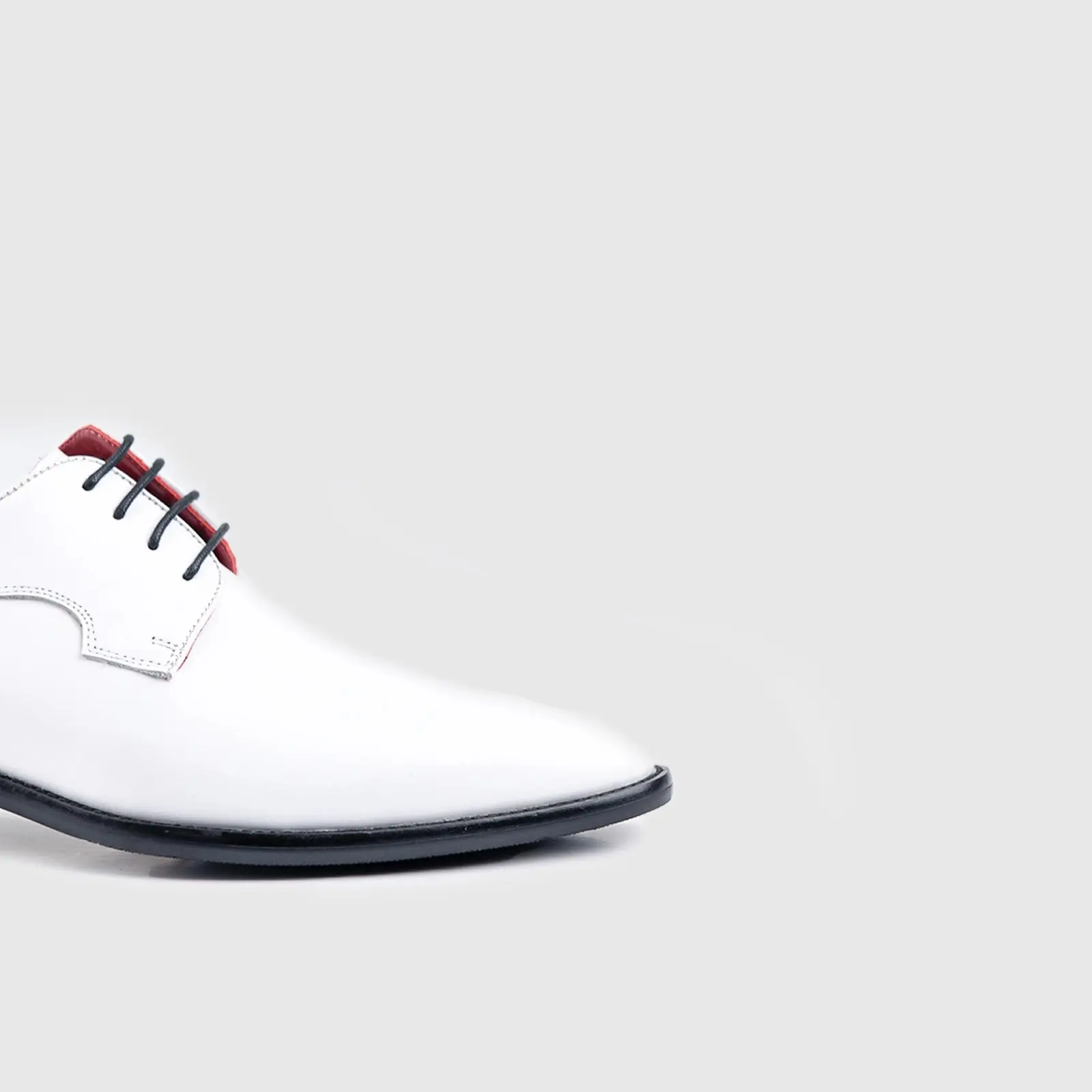 Dress Oxfords White EL030 - Image 5