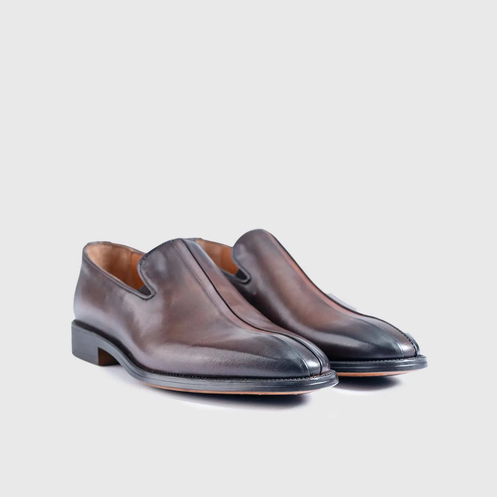 Dress Slip Ons 2-667 Brown BC28 - Image 2