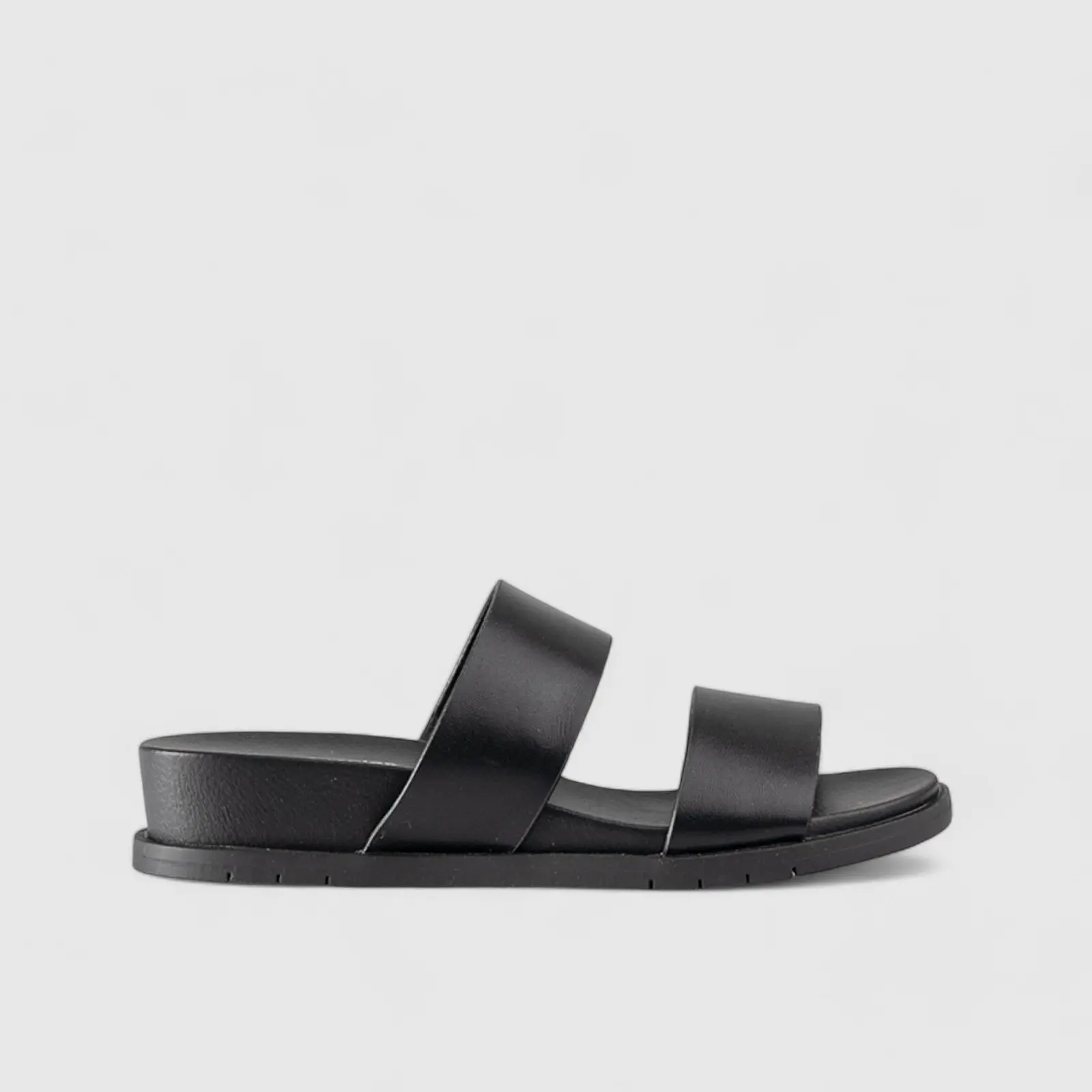 Edith Comfort Slide Sandals Black 01374 HL267