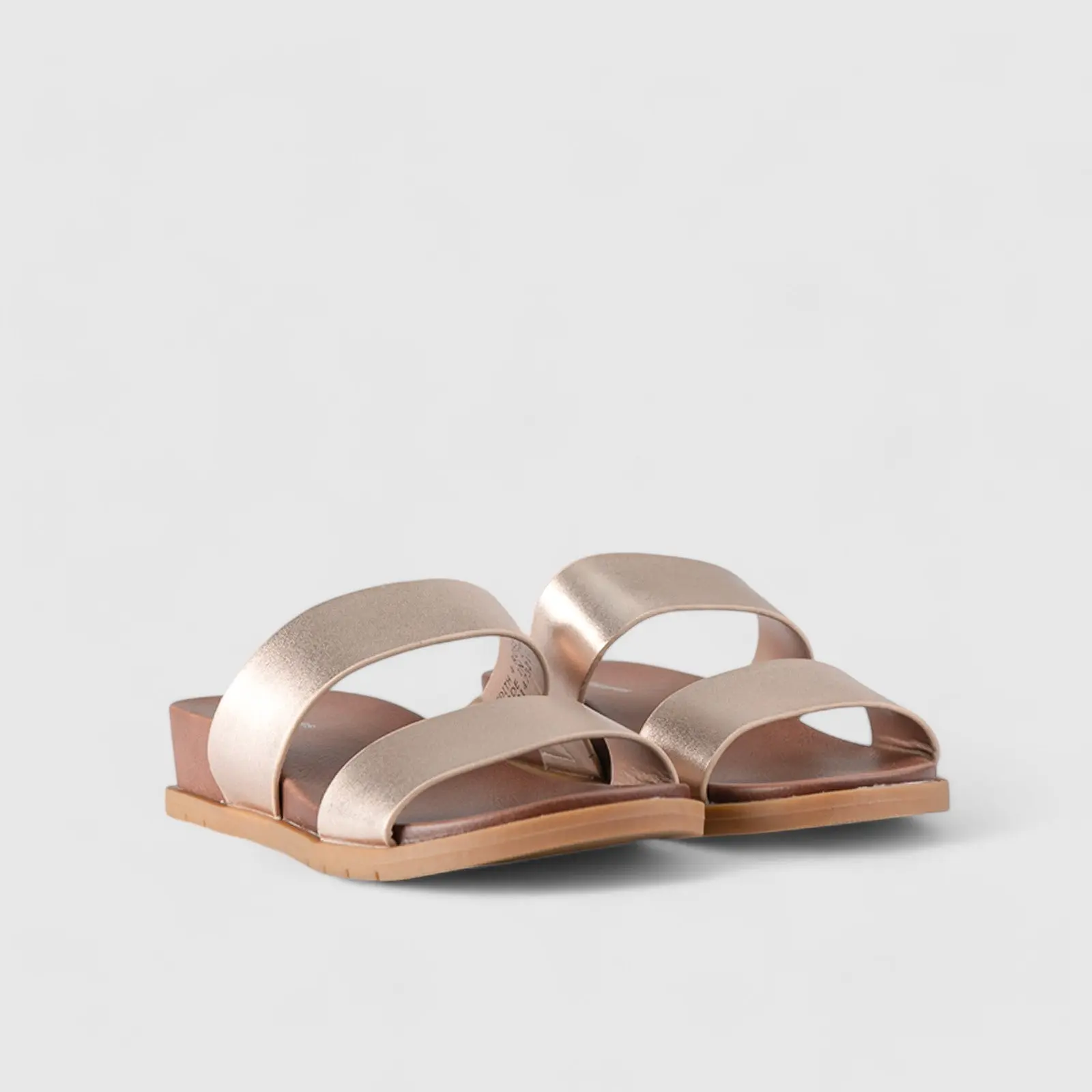 Edith Comfort Slide Sandals Rosegold 01374 HL268 - Image 2