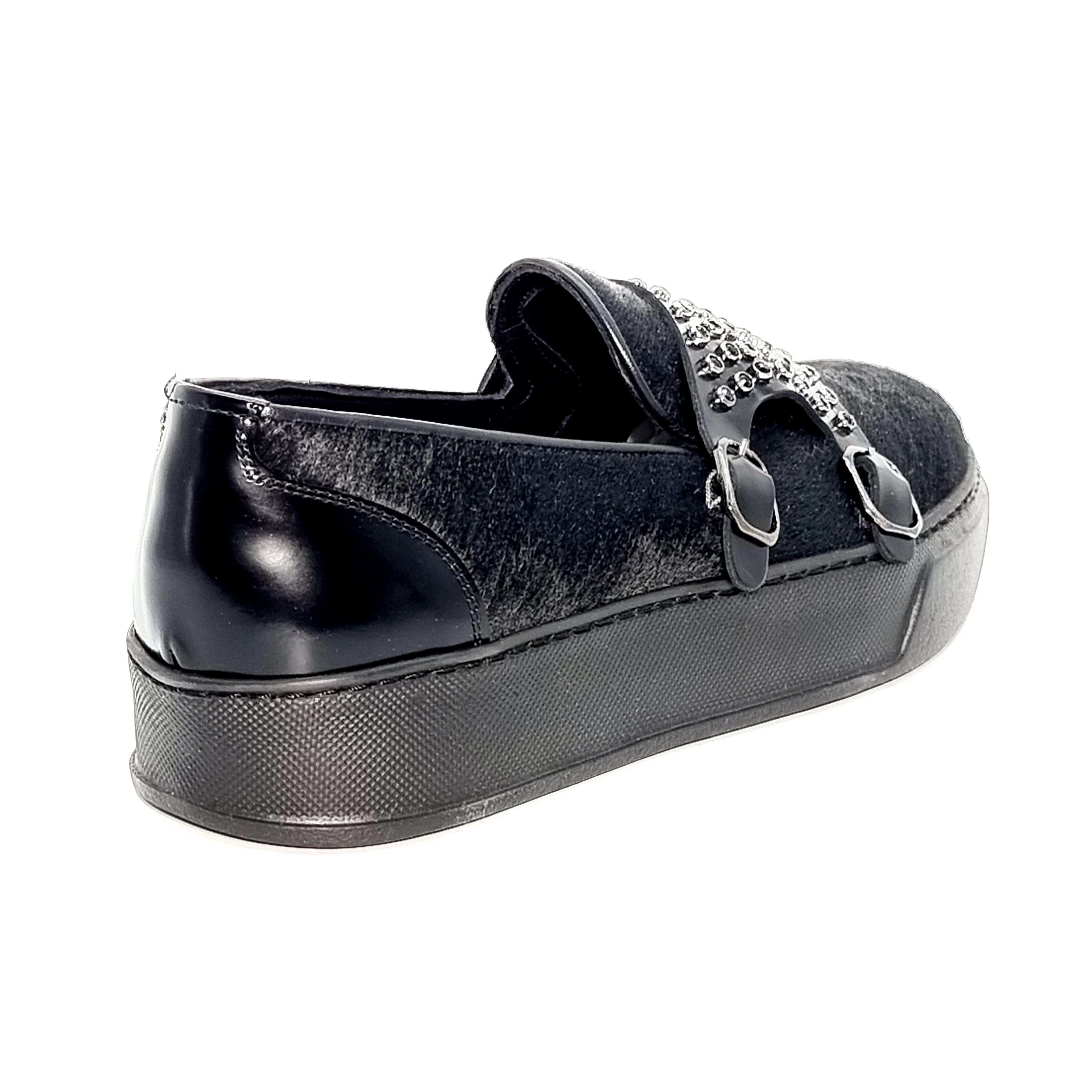 ELI 10350 BLACK BLING SNEAKER - Image 3