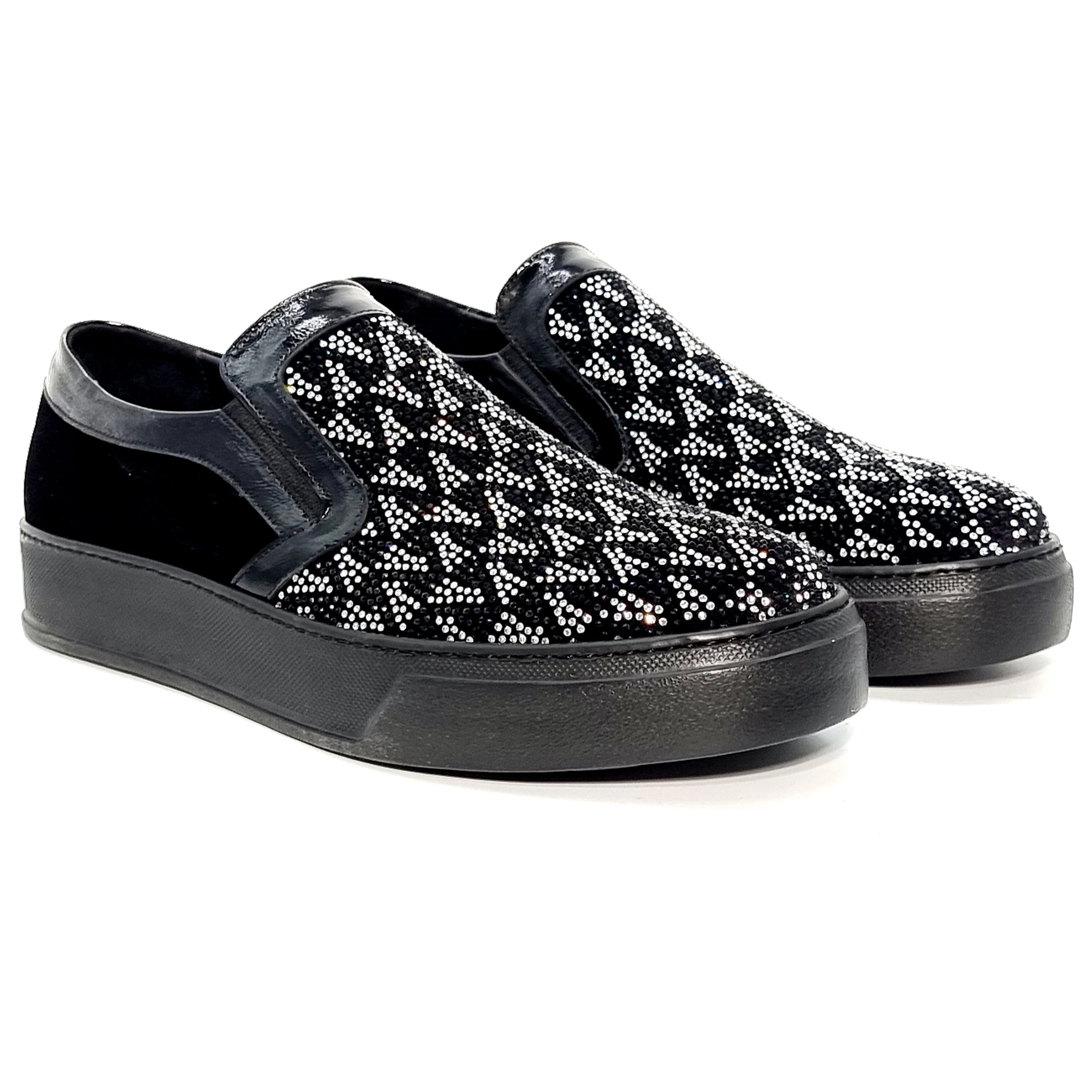 ELI 109 NAVY/GOLD SNEAKER - Image 2