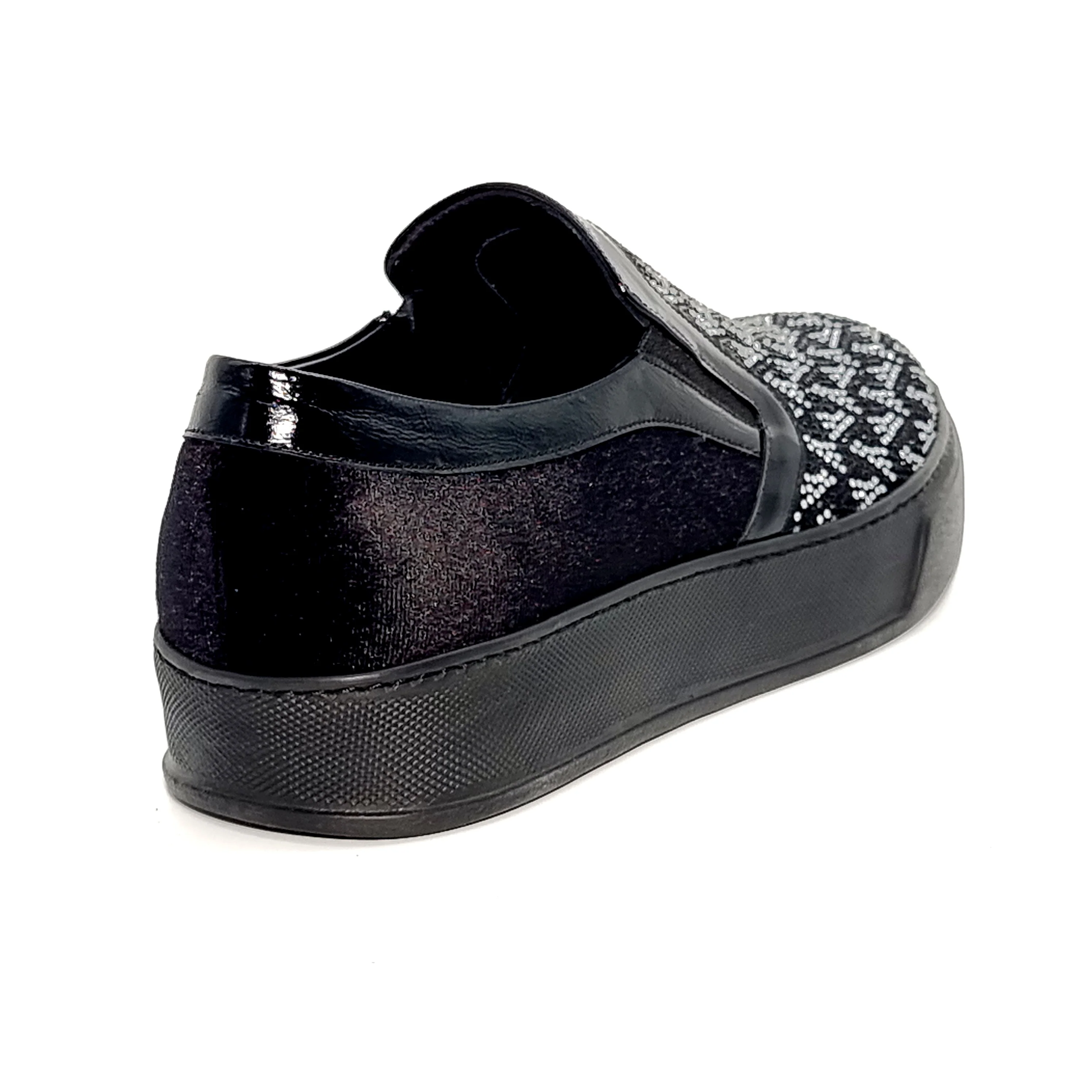 ELI 109 NAVY/GOLD SNEAKER - Image 3