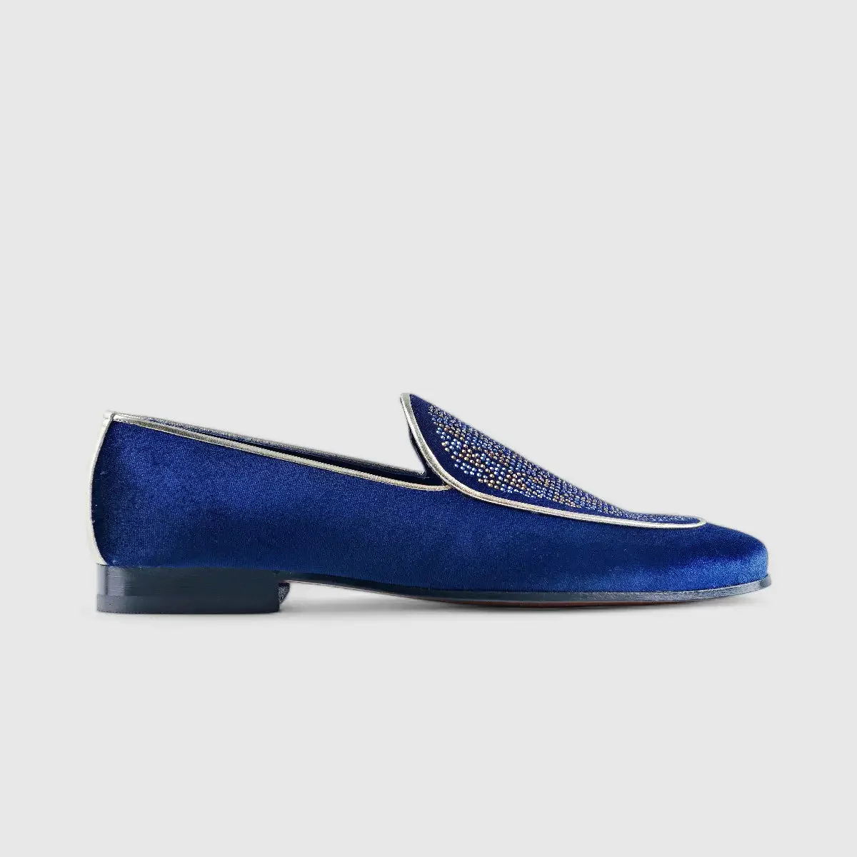 Elitto Bling Dress Loafers 7342 Navy