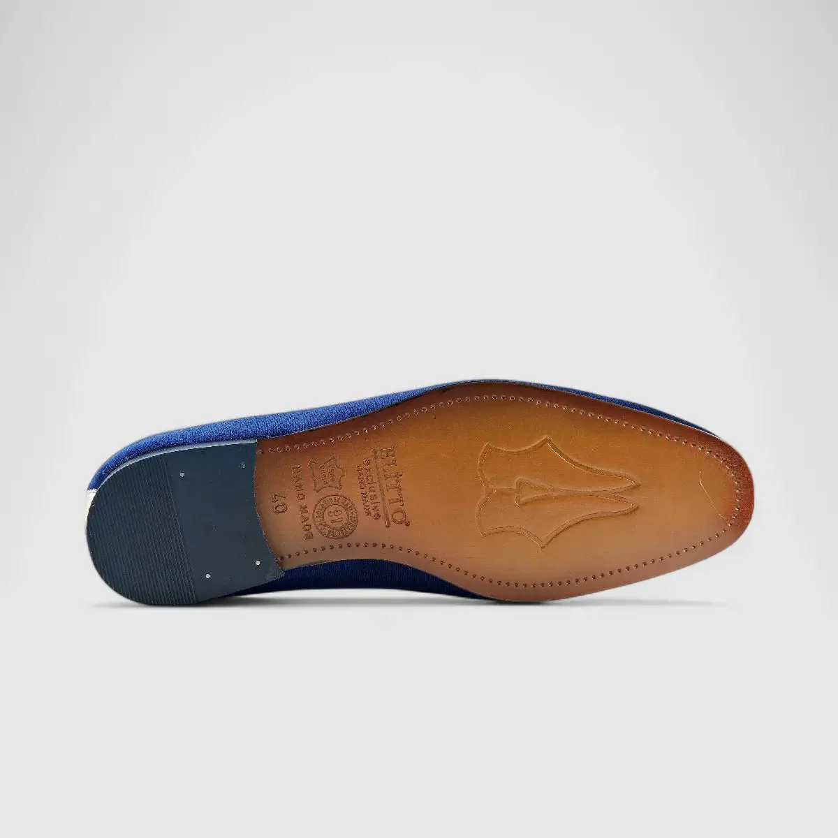 Elitto Bling Dress Loafers 7342 Navy - Image 4
