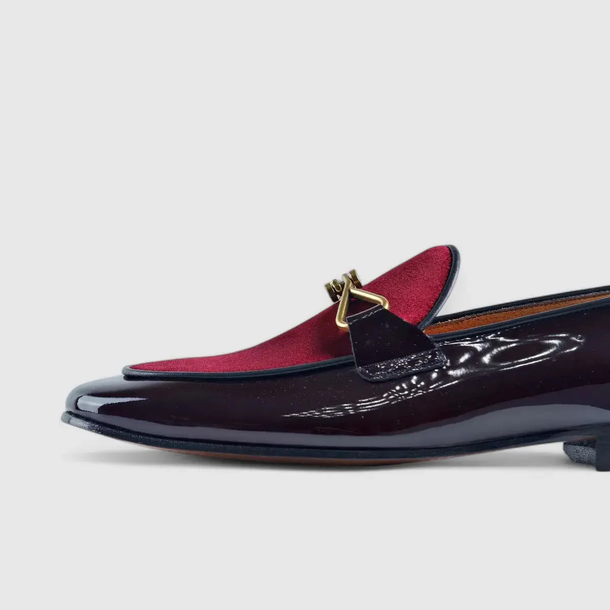 Elitto Dress Loafers 11457 Burgandy - Image 5