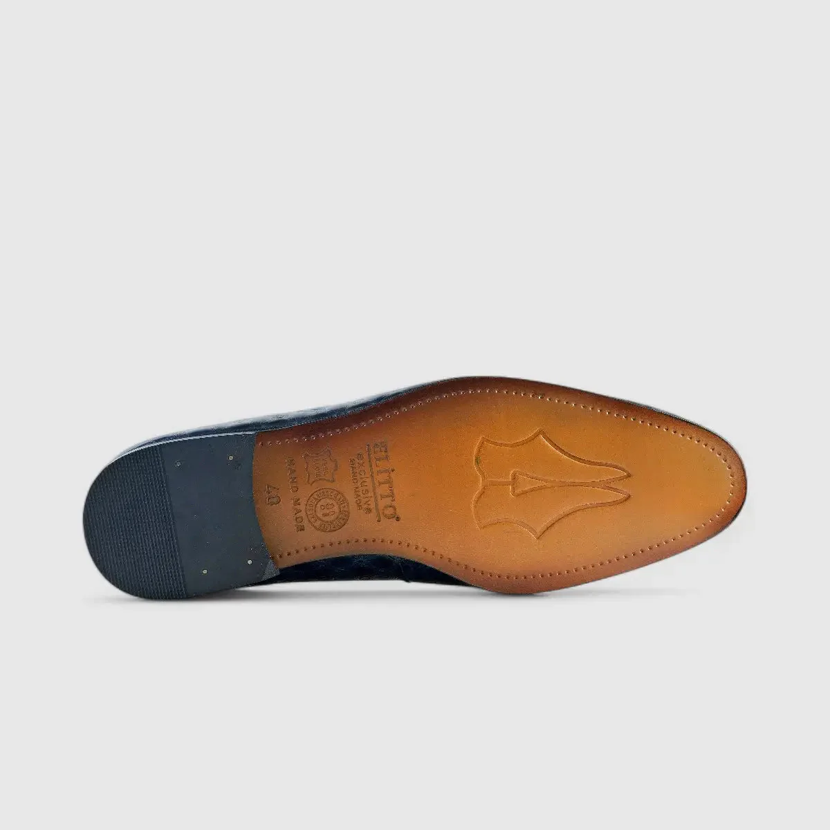 Elitto Dress Loafers Navy 11620 - Image 4
