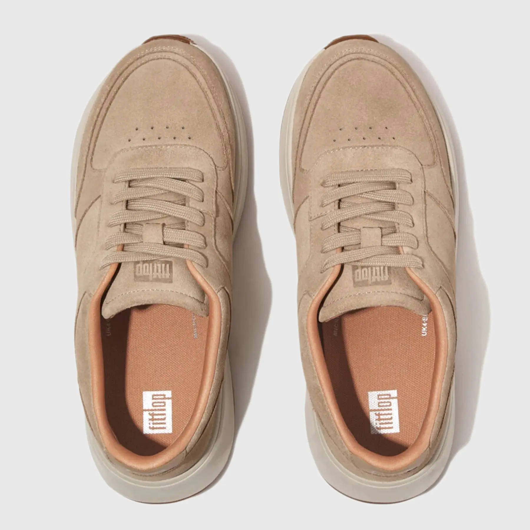 F Mode Flatform Sneaker Beige H07-A94 - Image 2