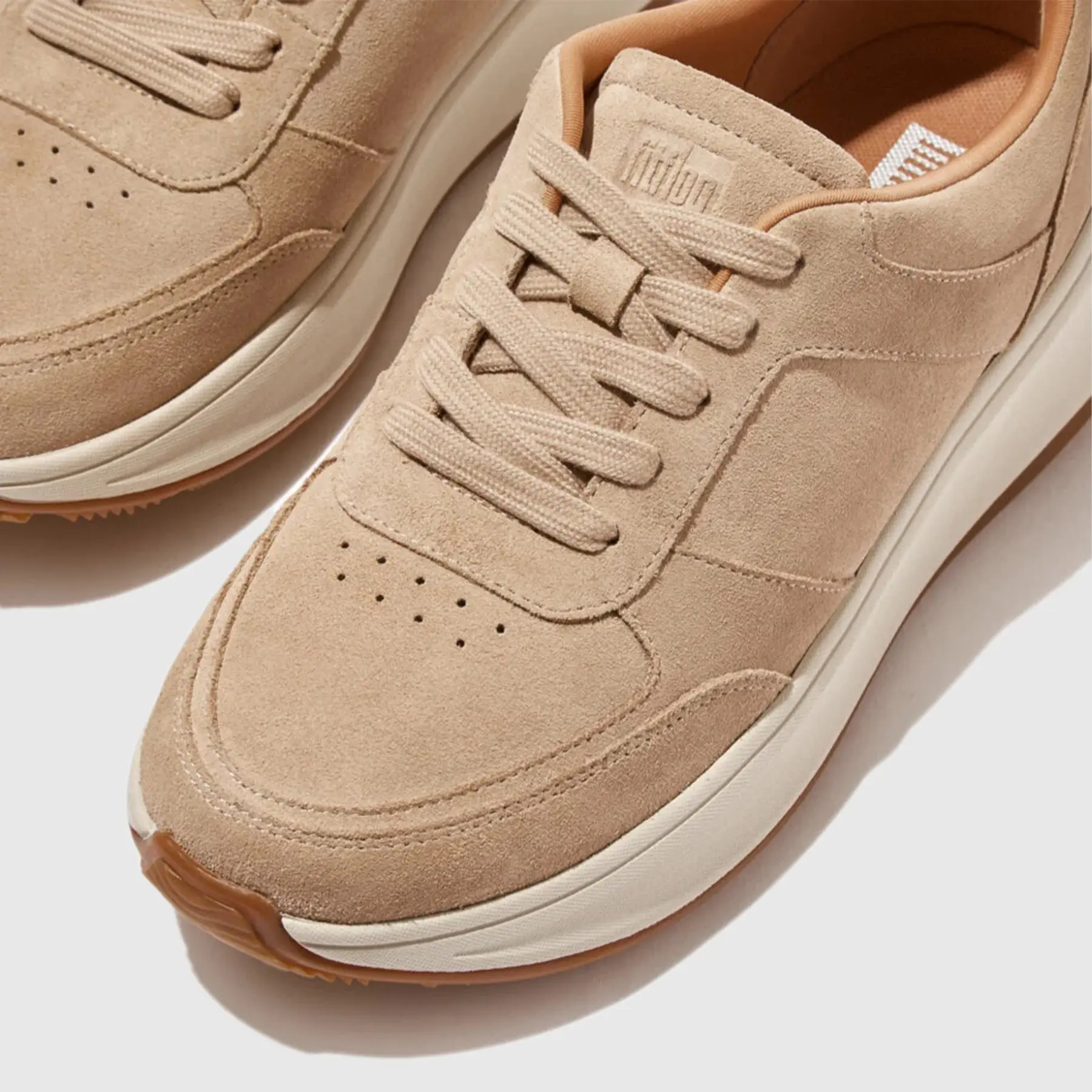 F Mode Flatform Sneaker Beige H07-A94 - Image 3