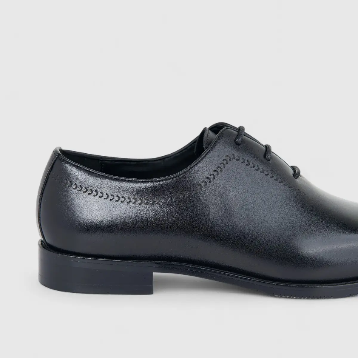 Fabino Men's (UK5 TO UK12) Leather Lace Up M3220155 Black FB8 - Image 5