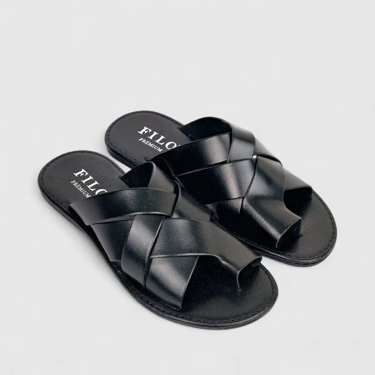 Filo Men's Casual Thong Sandal D551 Black NM7 - Image 2