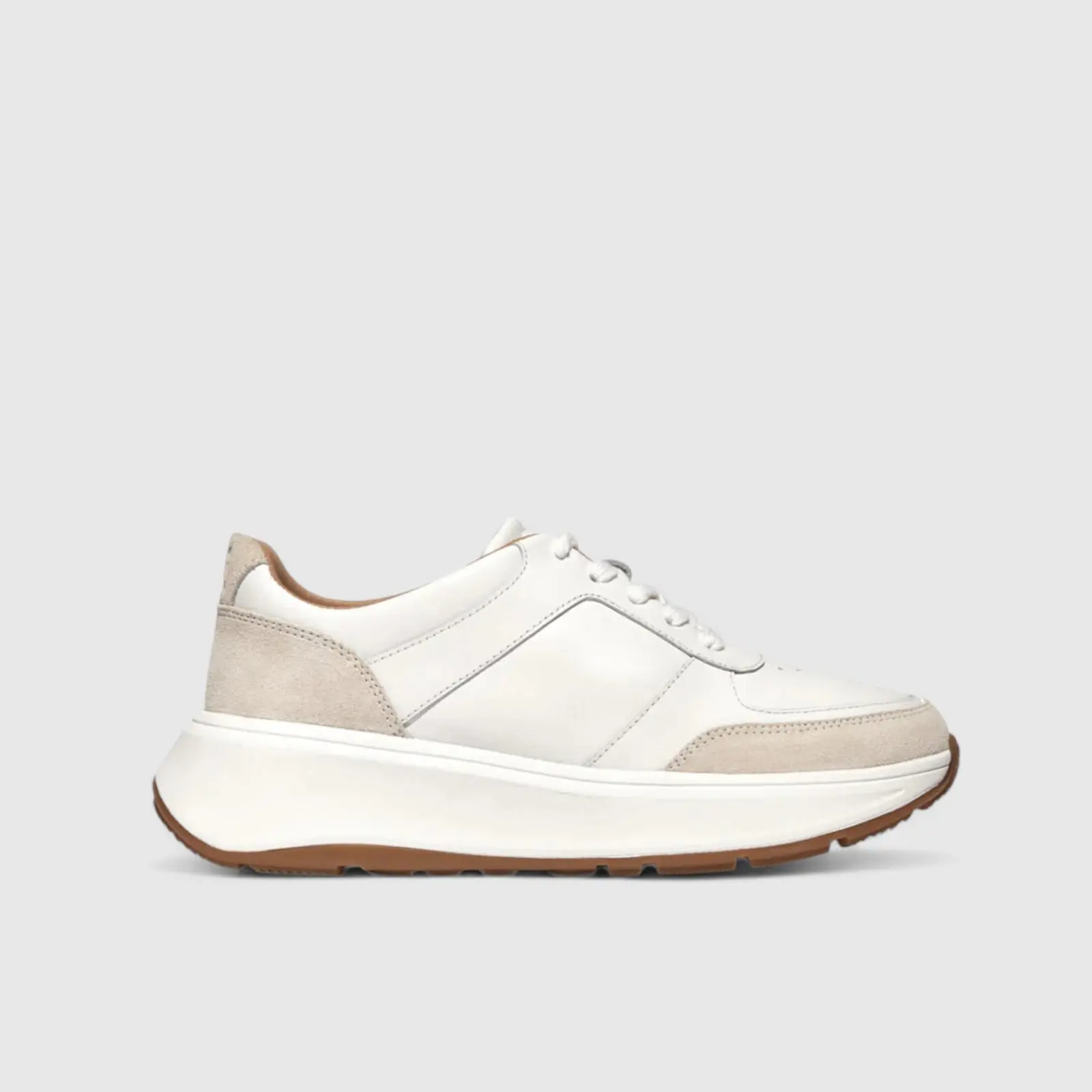 Fit Flops F-Mode Flatform Sneaker White IK8-646