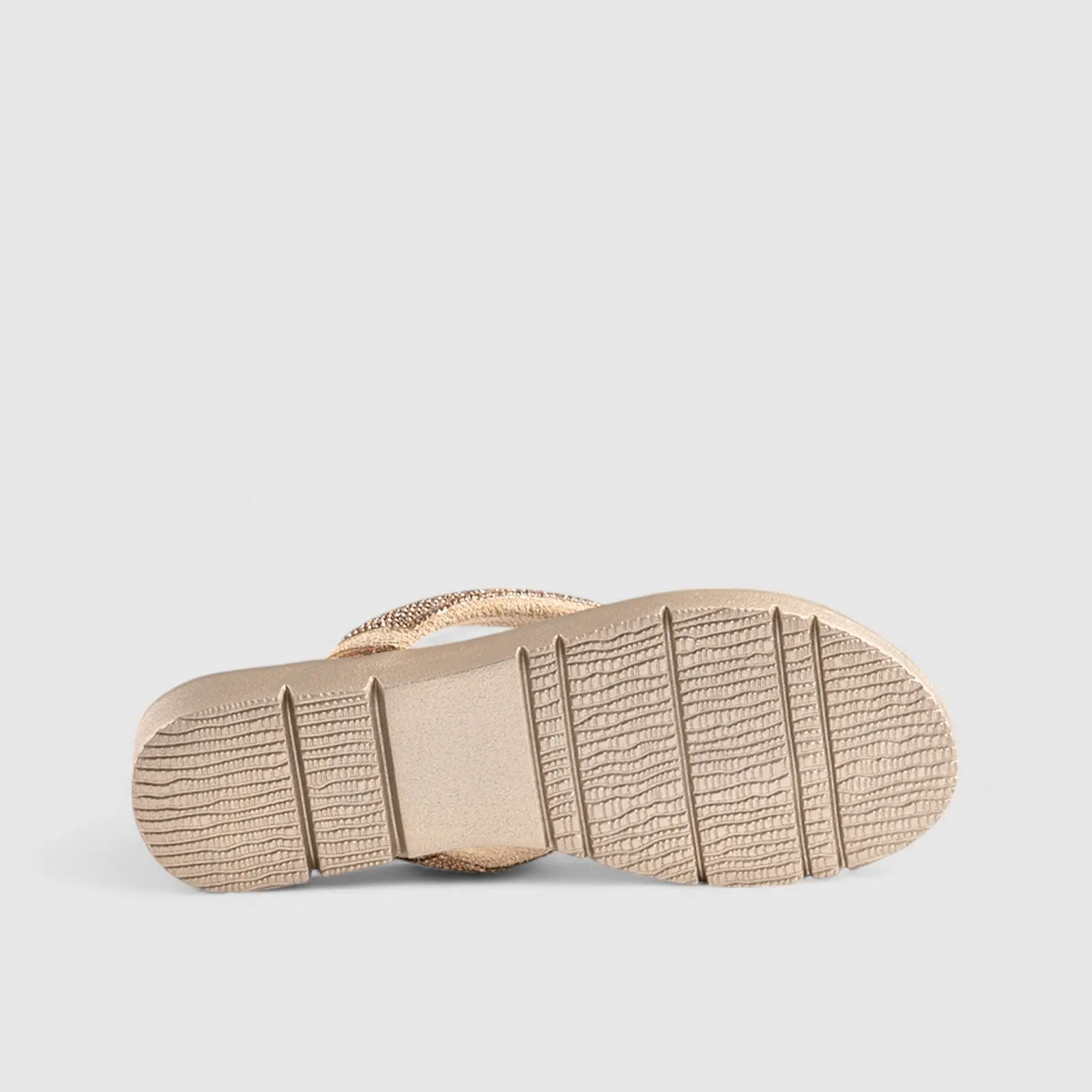 Flat Bling Sandal Gold 01639 - Image 4