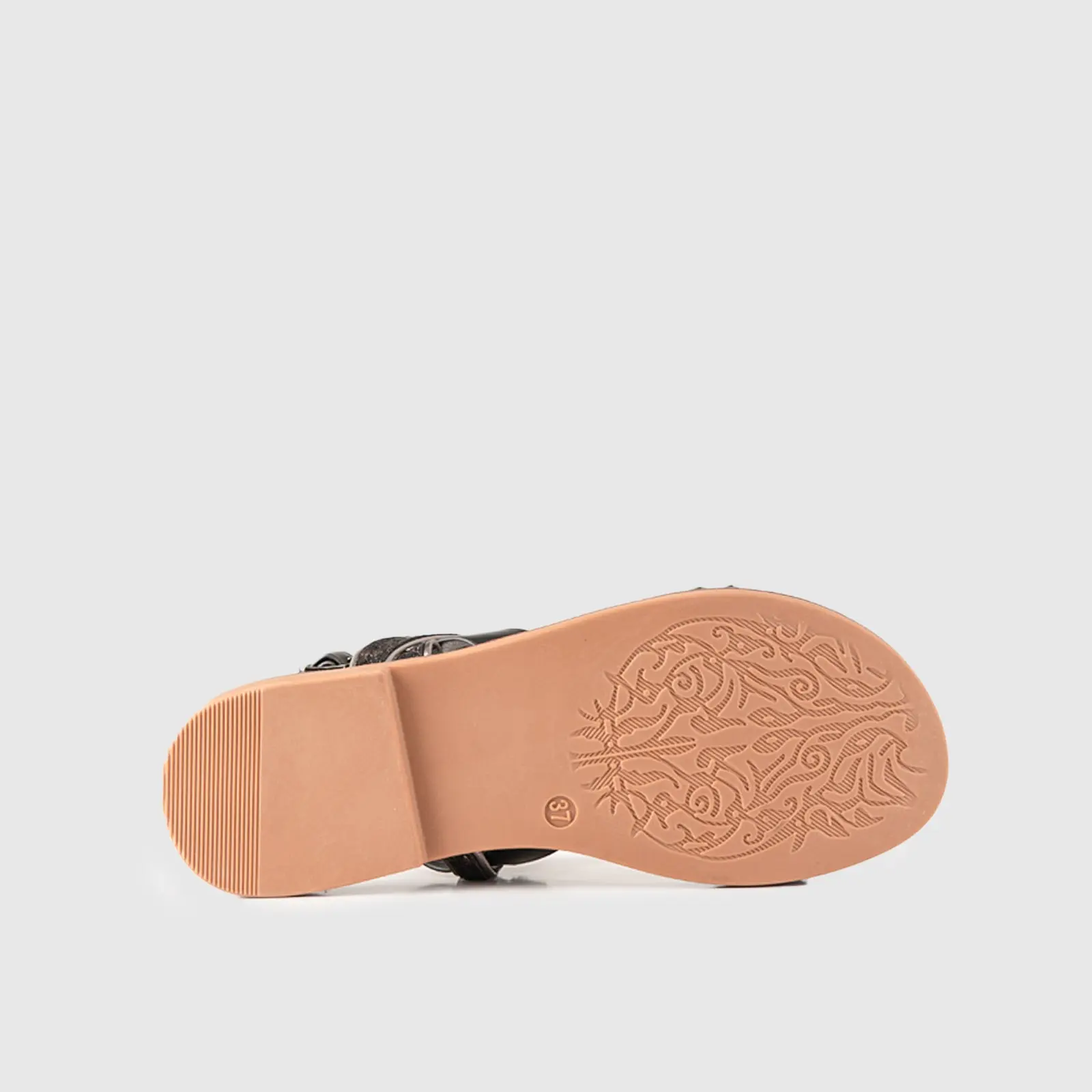 Flat Sandal 01615 Black - Image 4