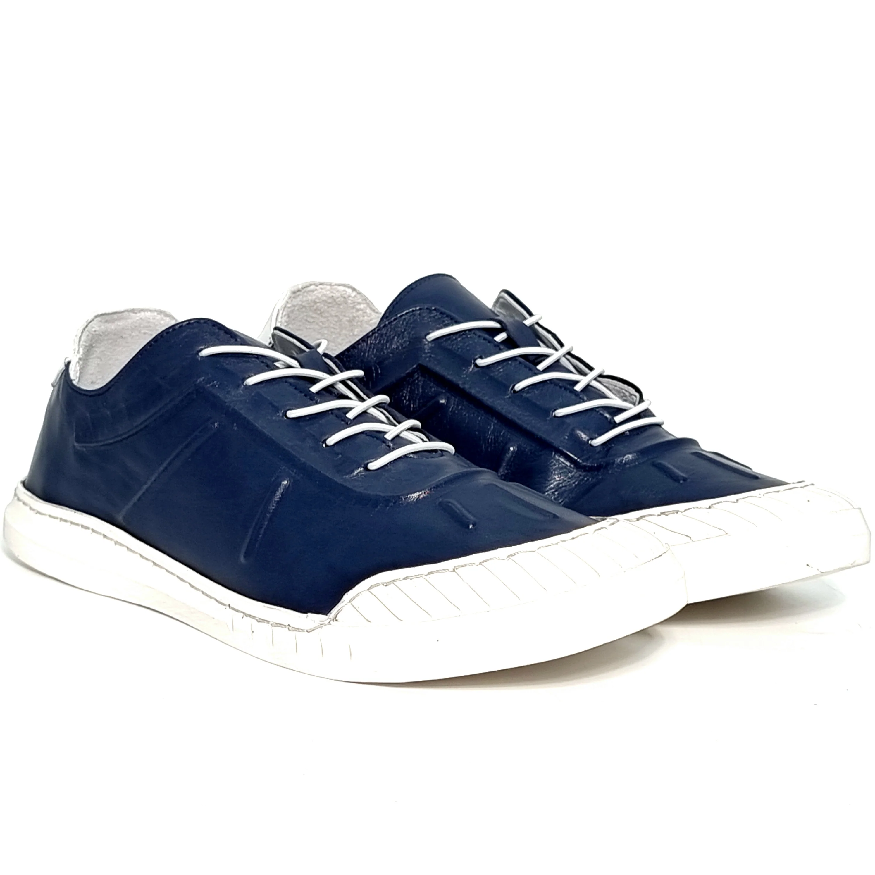 FLEXI 04163 NAVY WHITE MENS SNEAKER - Image 2