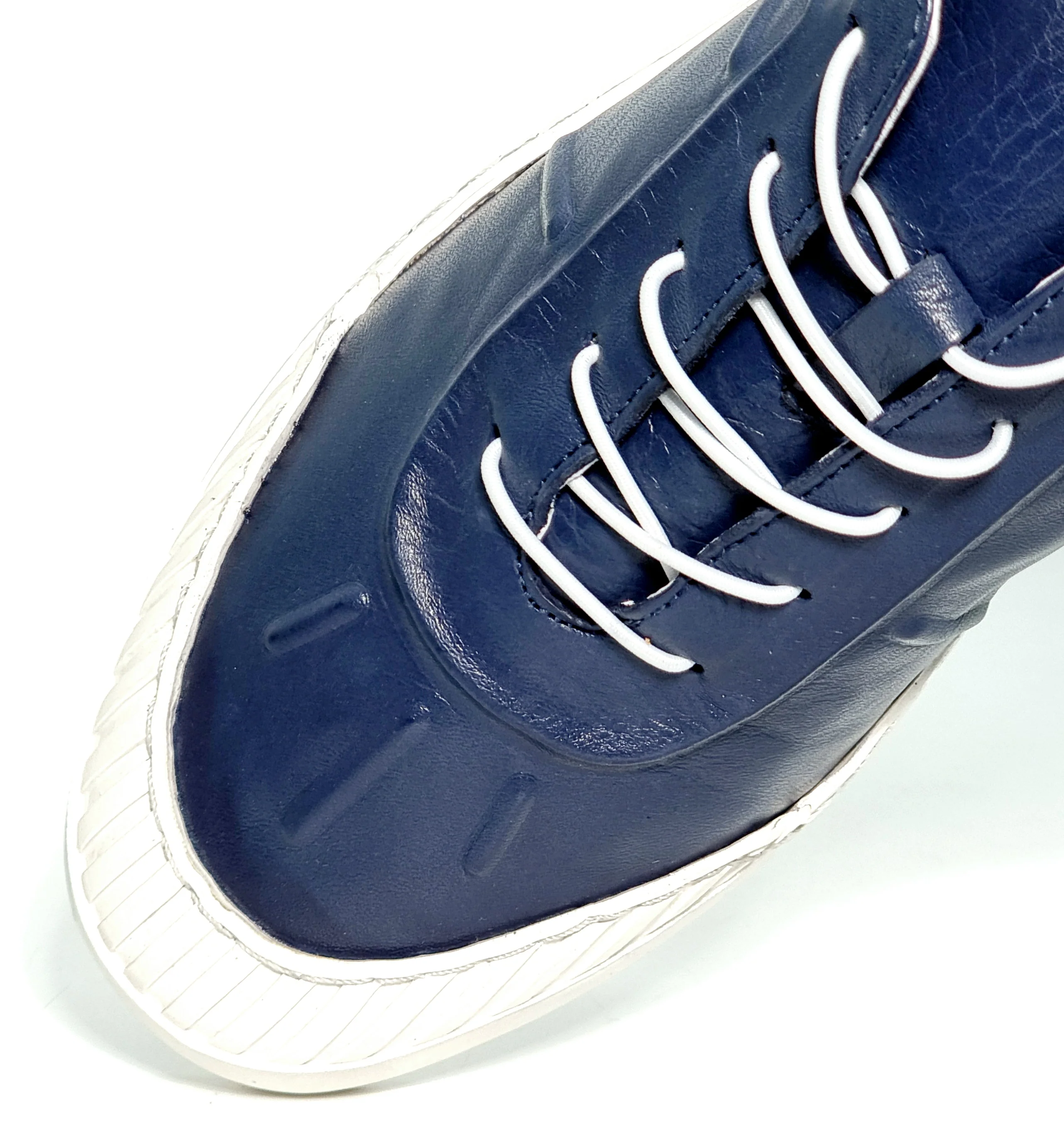 FLEXI 04163 NAVY WHITE MENS SNEAKER - Image 4