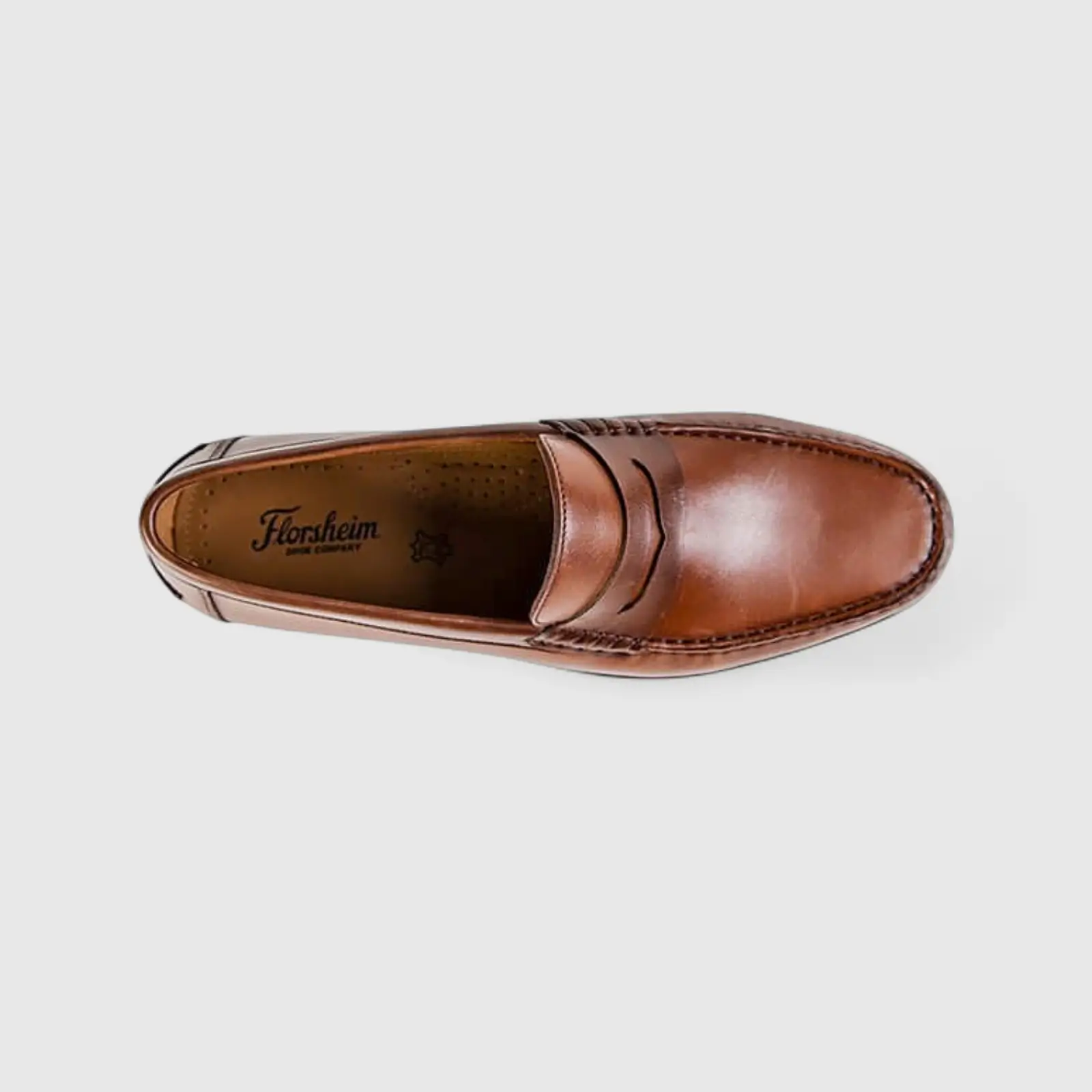 Florsheim Berkley Slip-On Loafers Cognac 12195-229 FL52 - Image 6