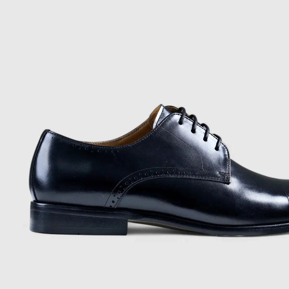 Florsheim Centurion Lace Up Semi Black Ash 2 FL34 - Image 5