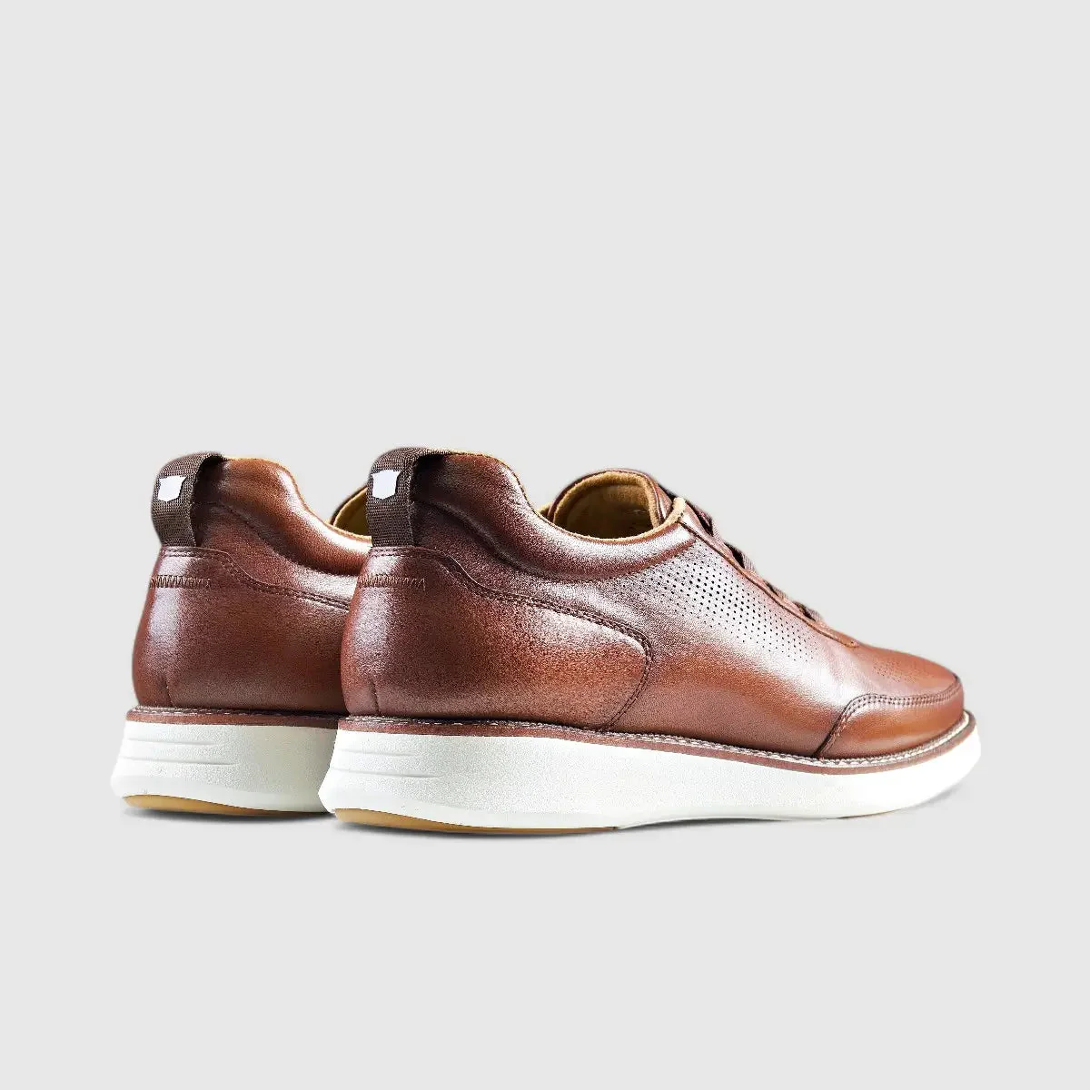Florsheim Launch Elastic Lace Slip On Cognac 14446 FT26 - Image 3