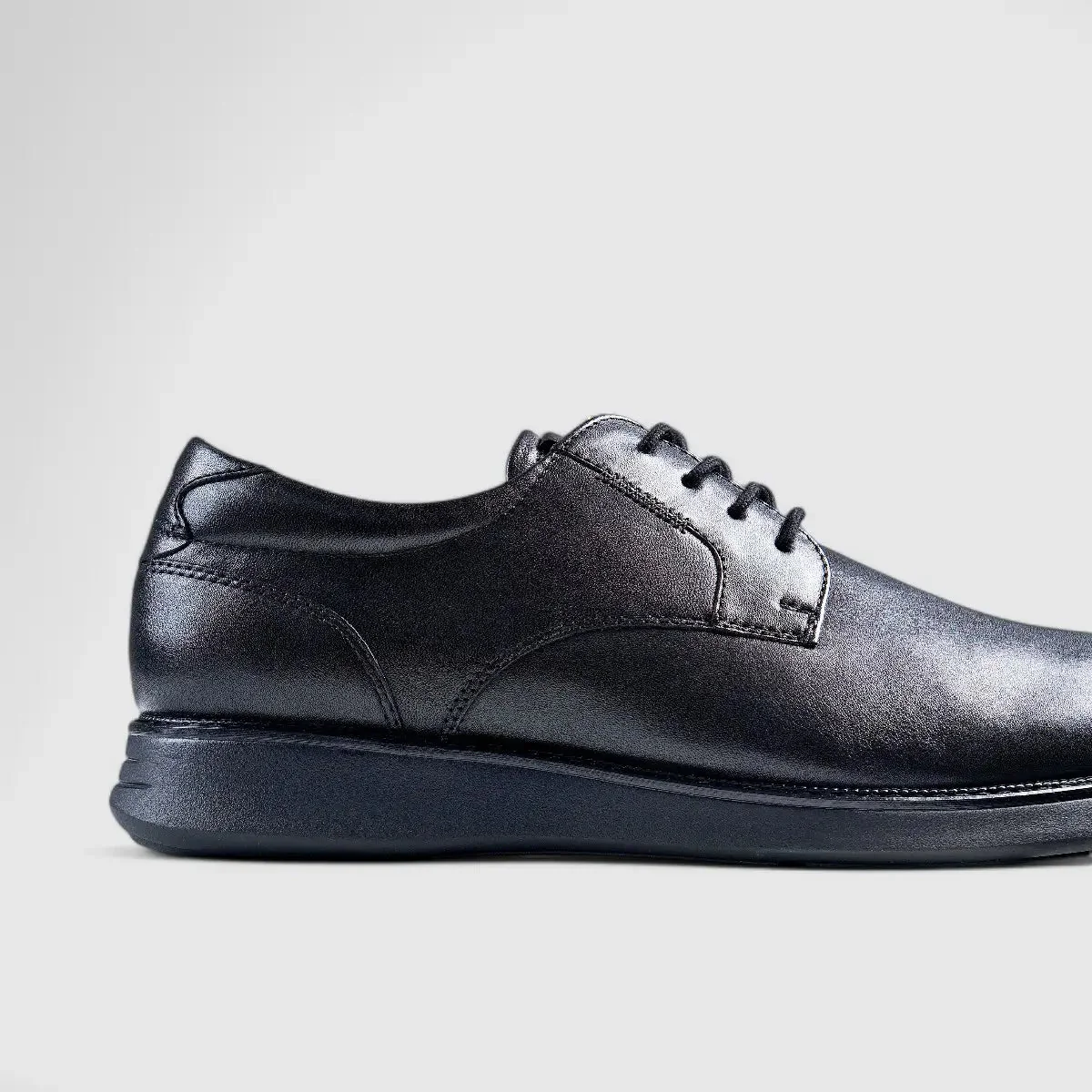 Florsheim Launch Plain Toe Lace Up Black 14440 FT28 - Image 5