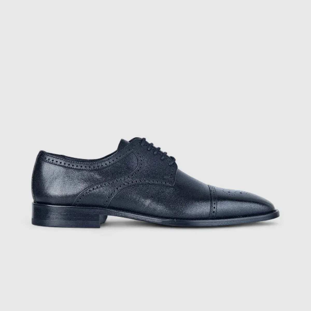Florsheim Imperial Men's Derby Lace Up Punched Toe Cap Biga 123-19/001 Black EL26