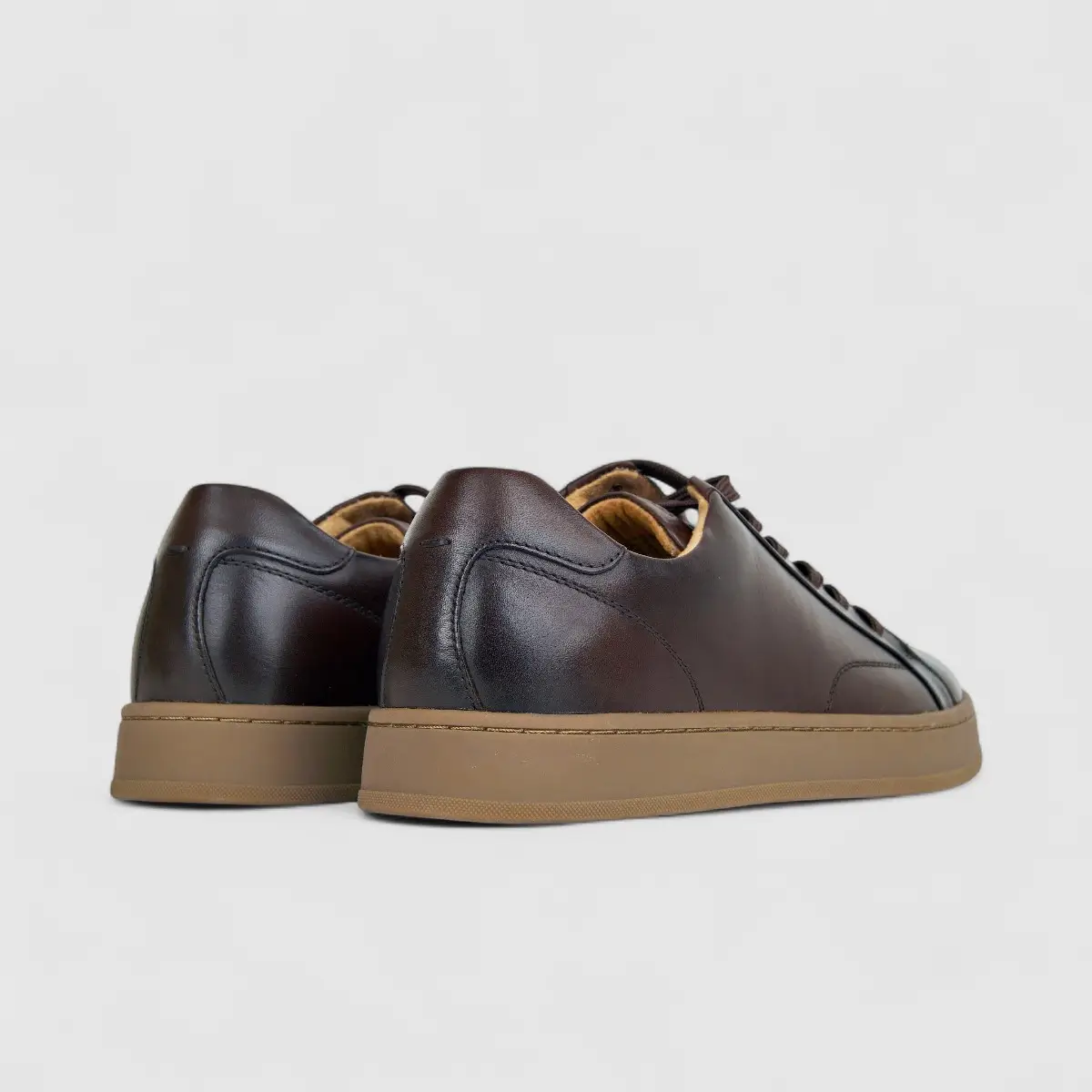 Florsheim Men's Sneaker Monopoli Lace 14455A/207 Brown/Gum Sole FT36 - Image 3