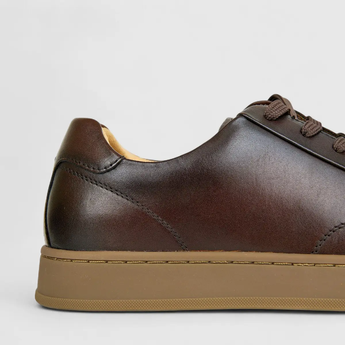 Florsheim Men's Sneaker Monopoli Lace 14455A/207 Brown/Gum Sole FT36 - Image 5