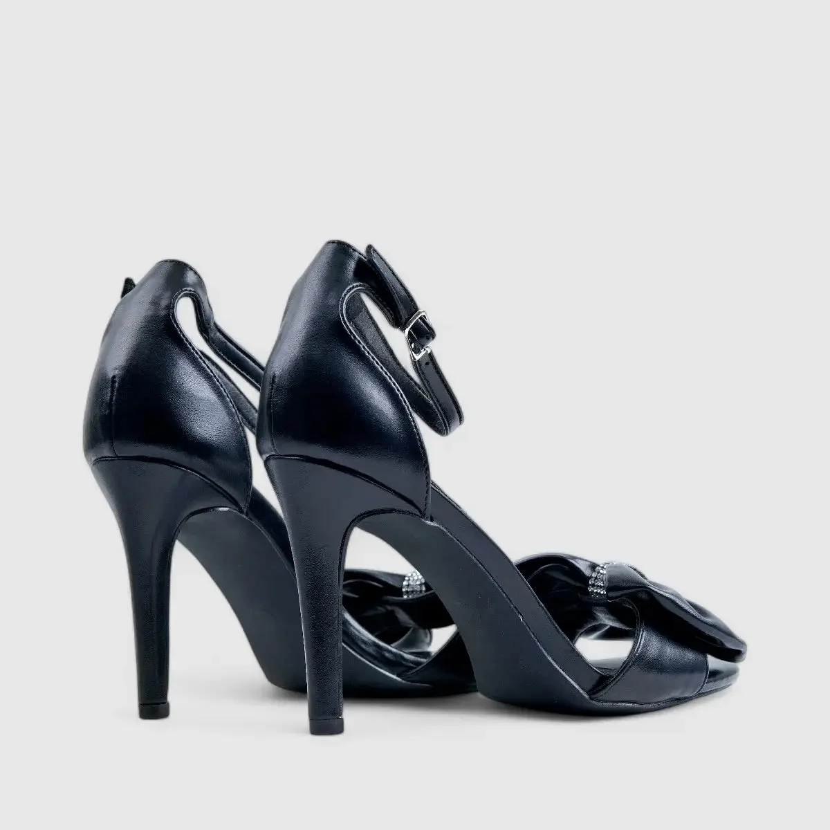 Footwork Dress Block Heel Evening Sandal Black 01683 - Image 3