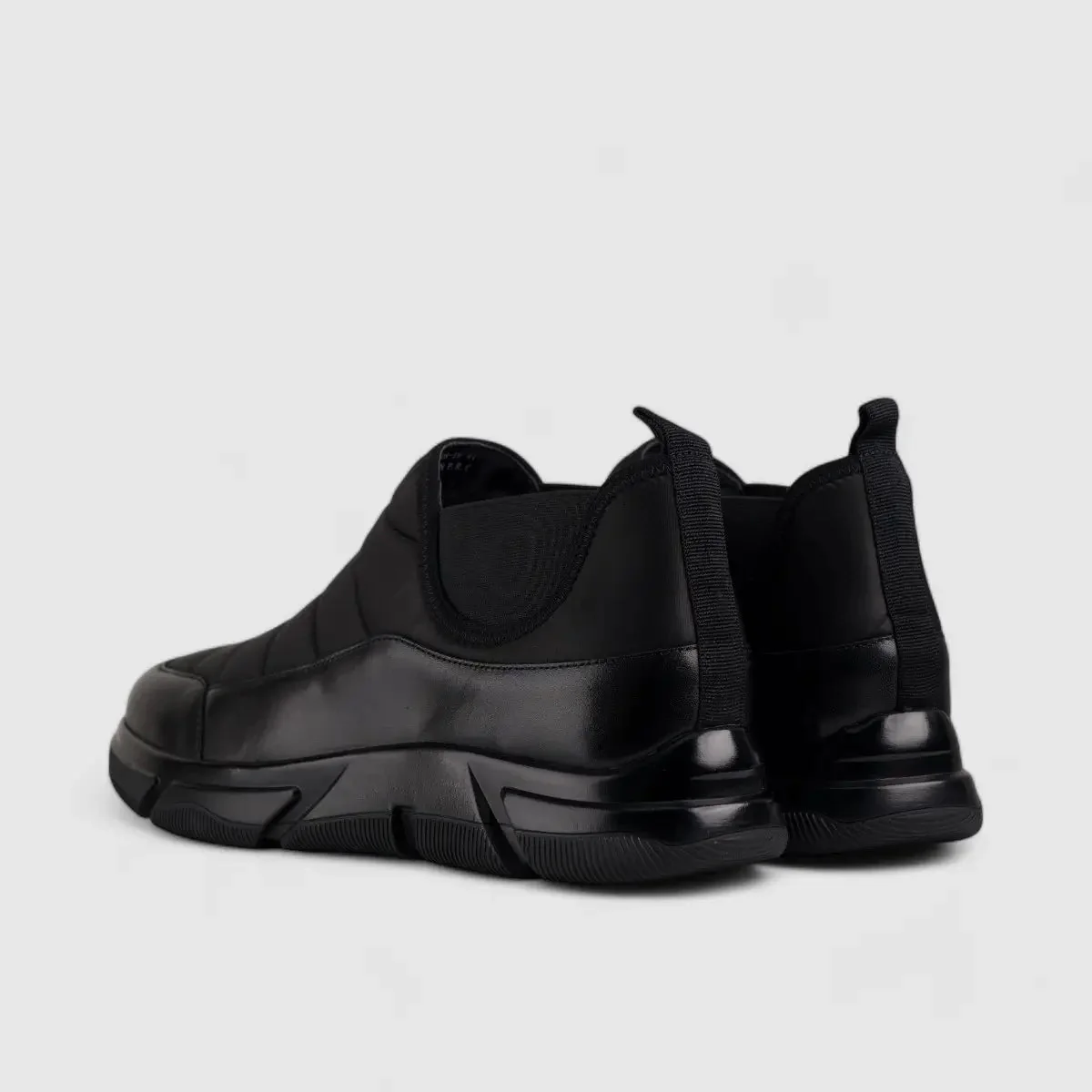 Formales Casual Sneaker Boot Black  175-C27 - Image 3