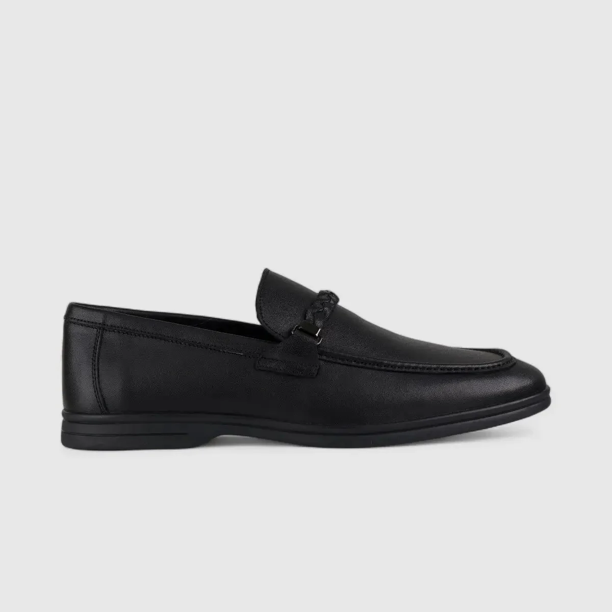 Formales Leather Loafers Black 2241A-1