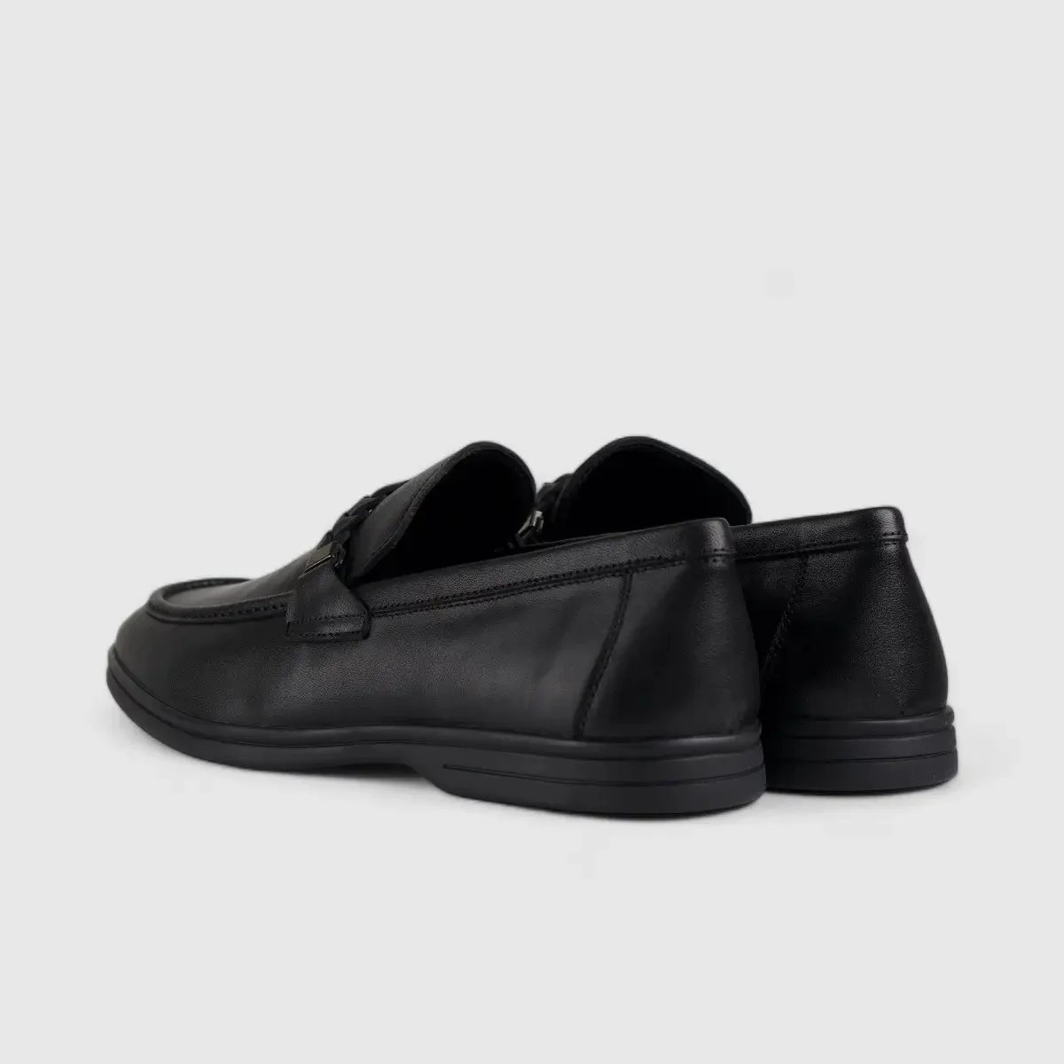 Formales Leather Loafers Black 2241A-1 - Image 3