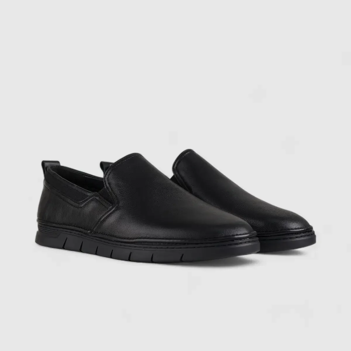 Formales Leather Loafers Black JB852208 - Image 2