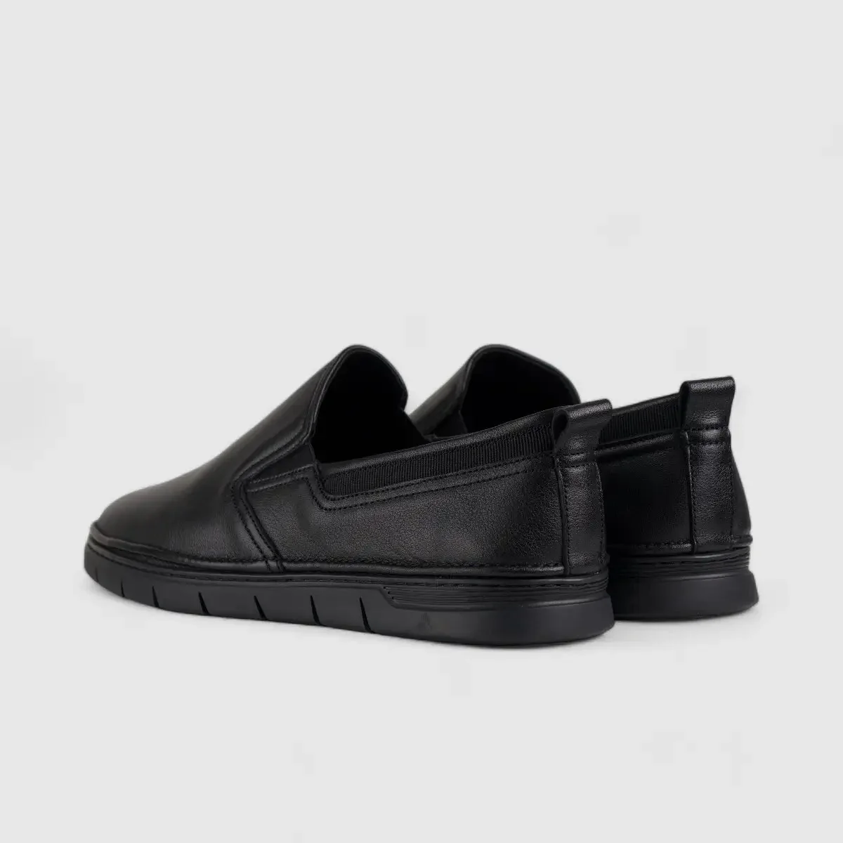 Formales Leather Loafers Black JB852208 - Image 3