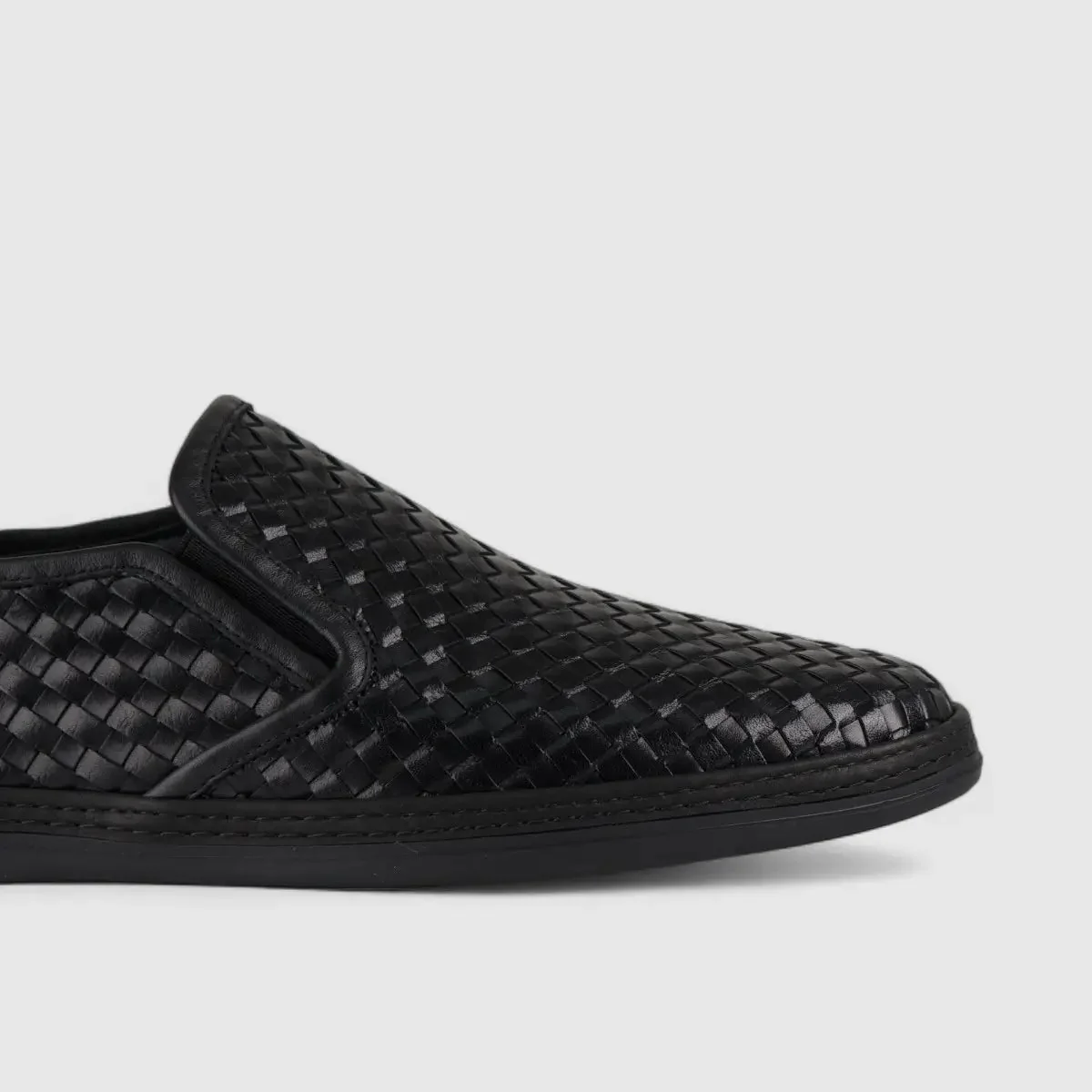 Formales Leather Loafers Black TS725-2 - Image 5