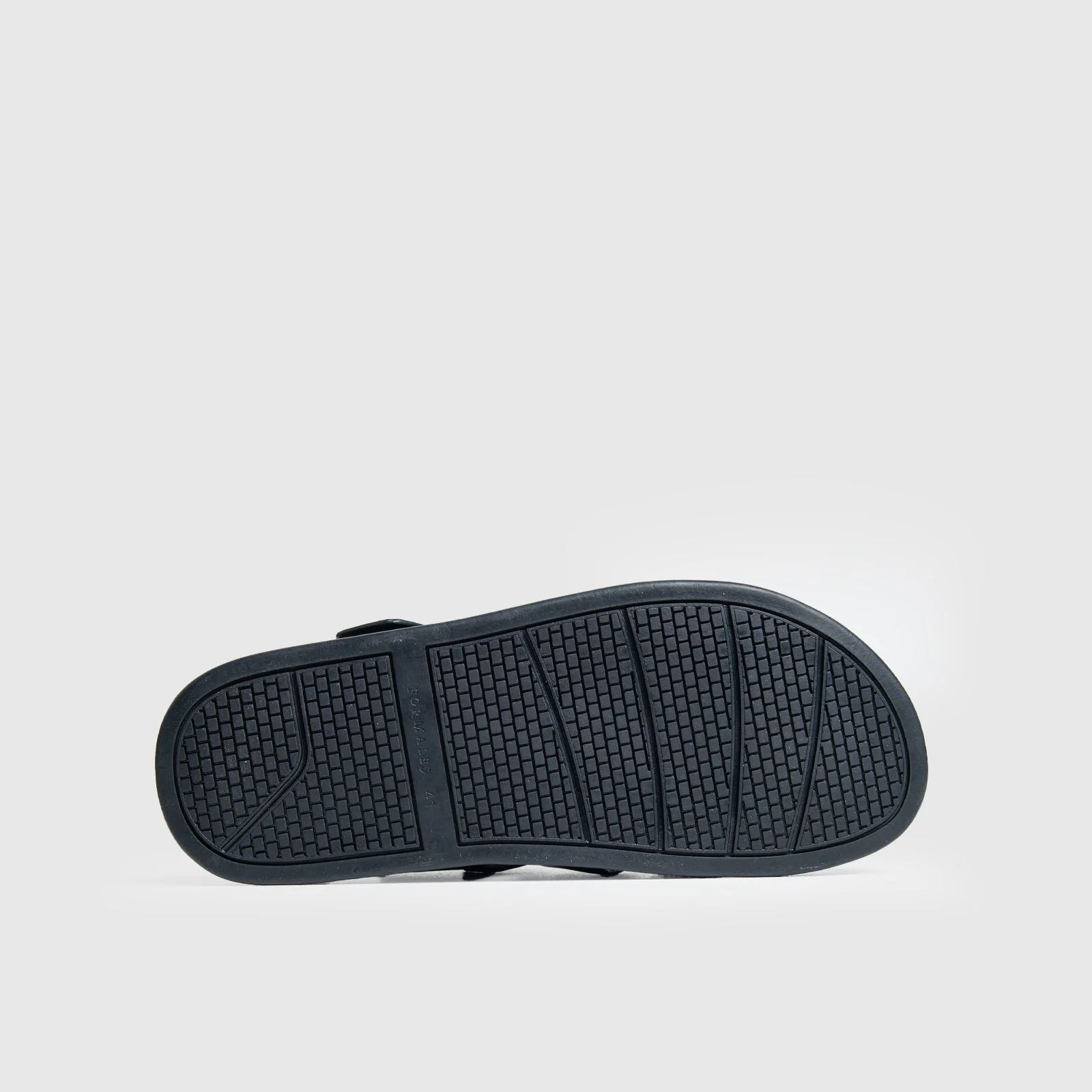 Formales Leather Sandal FM2526-7 Black FS7 - Image 5