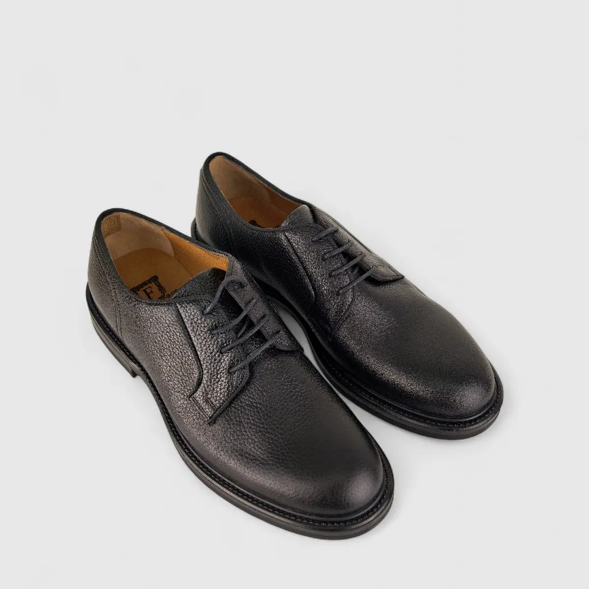 Formales Men's Lace Up Chunky Sole 2222 Black FC41 - Image 2