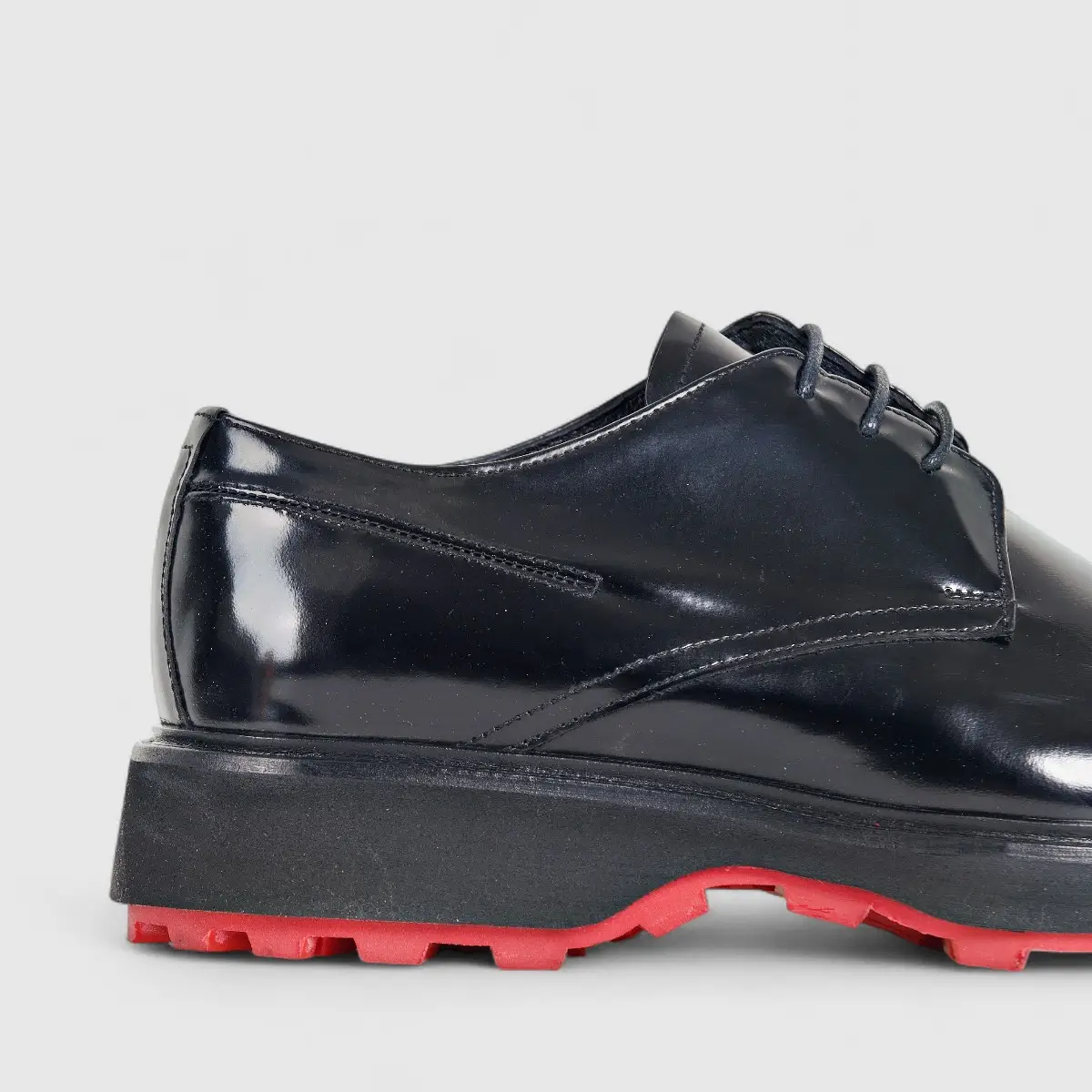 Formales Men's Leather Chunky Sole Lace Up 0493 Black FC112 - Image 5