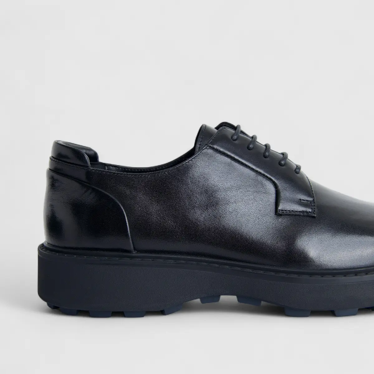 Formales Men's Leather Chunky Sole Lace Up FM2025-831 Black FK35 - Image 5