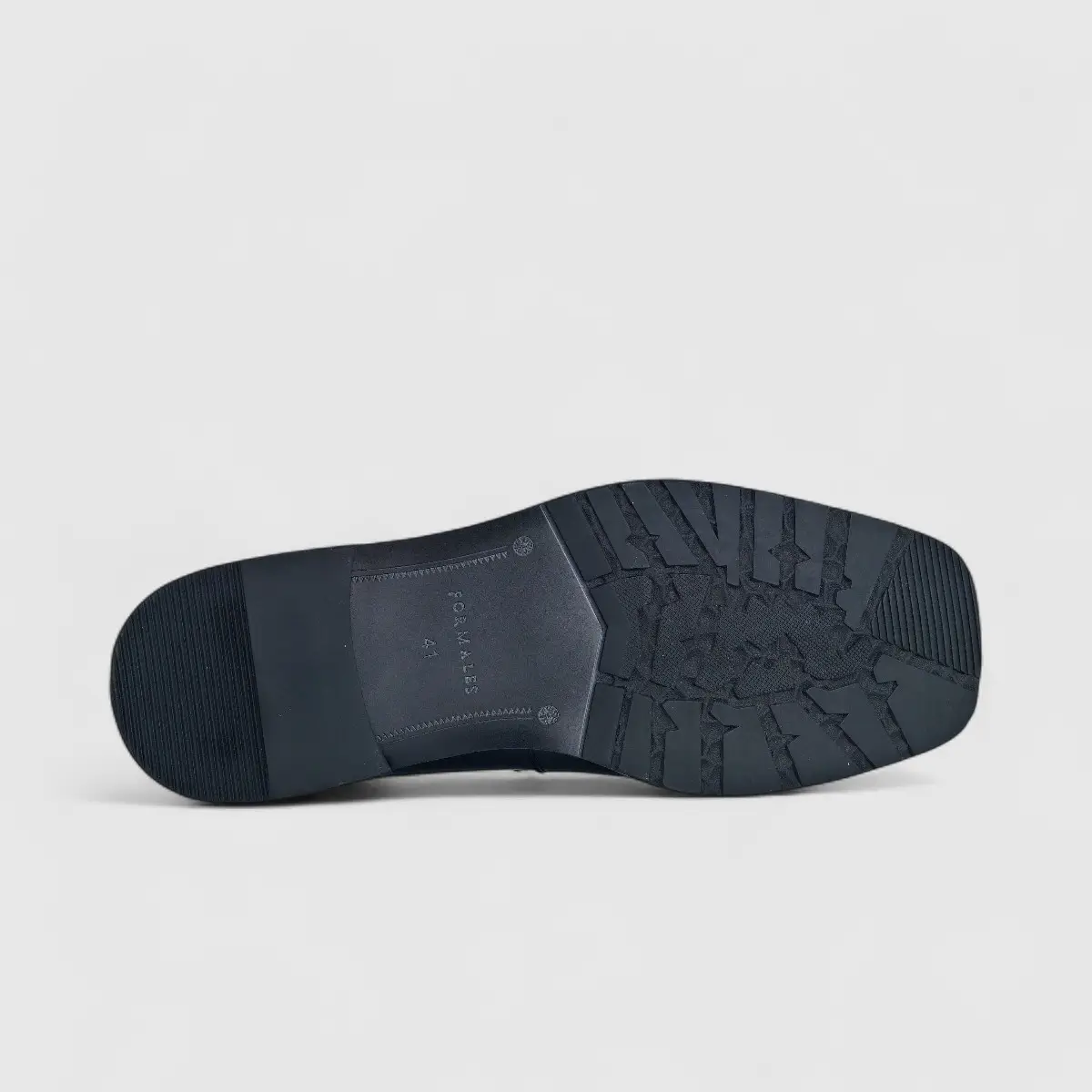 Formales Men's Leather Chunky Sole Slip On FM2025-842 Black FK11 - Image 4
