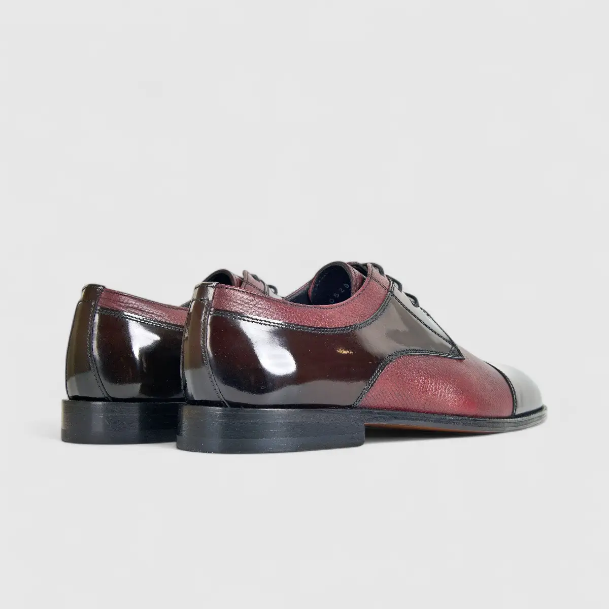 Formales Men's Leather Lace Up 0529 Burgundy FC125 - Image 3