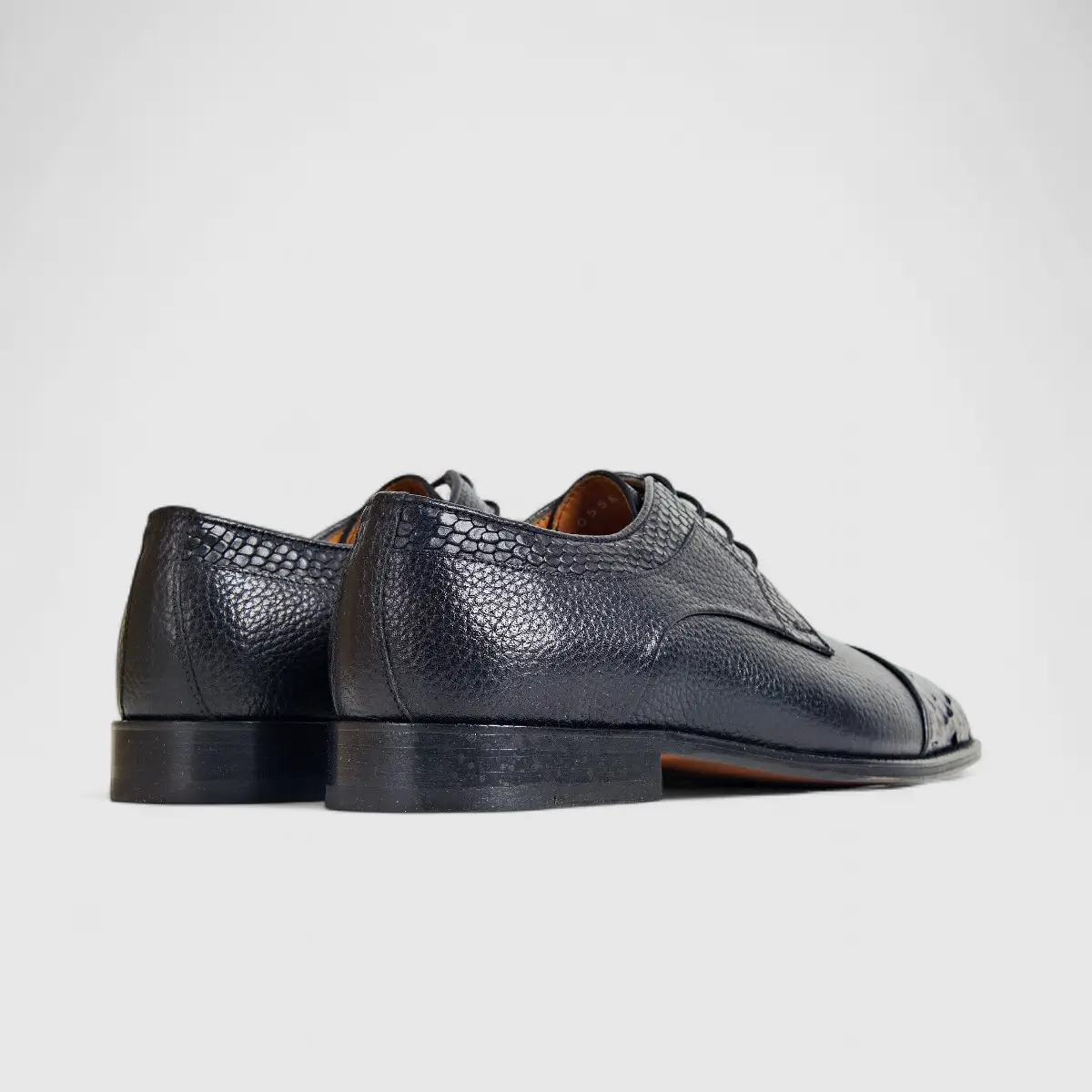 Formales Men's Leather Lace Up 0556 Black FC124 - Image 3
