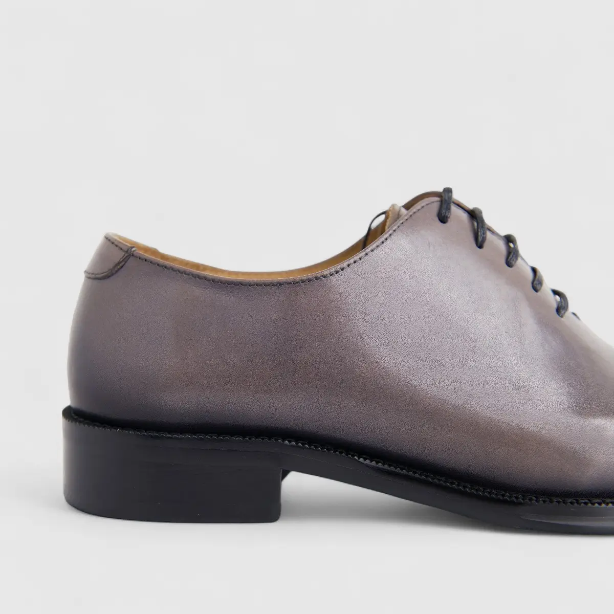 Formales Men's Leather Lace Up AE5302-105 Grey EL121 - Image 5