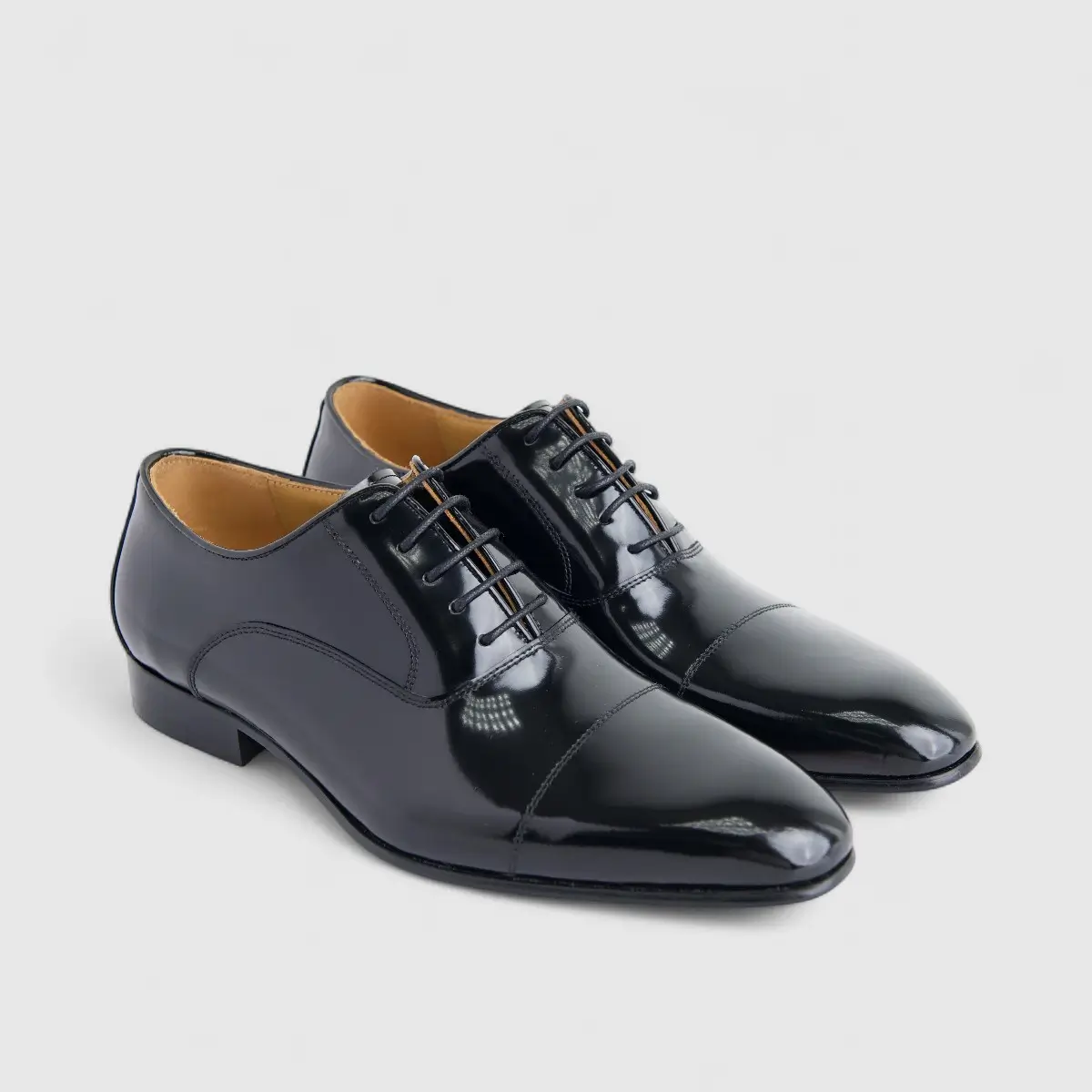 Formales Men's Leather Lace Up AE5353-501 Black EL136 - Image 2