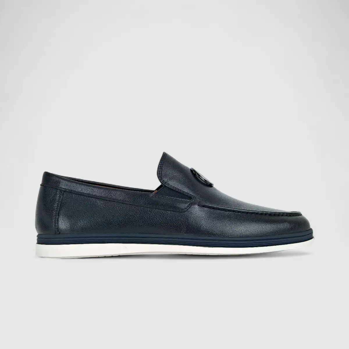 Formales Mens Leather Loafer FM2025-807 Black FK29