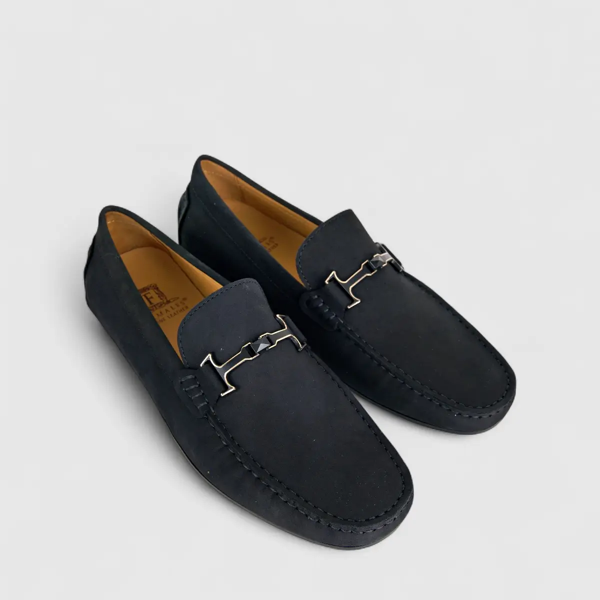 Formales Men's Leather Loafer FM2025-808 Black FK14 - Image 2