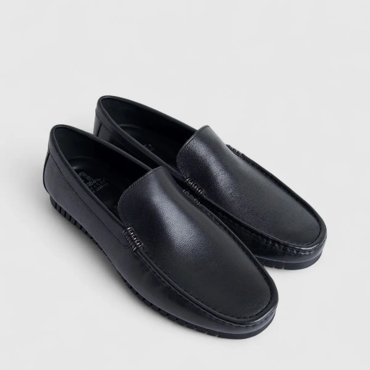 Formales Men's Leather Loafer FM2025-809 Black FK41 - Image 2